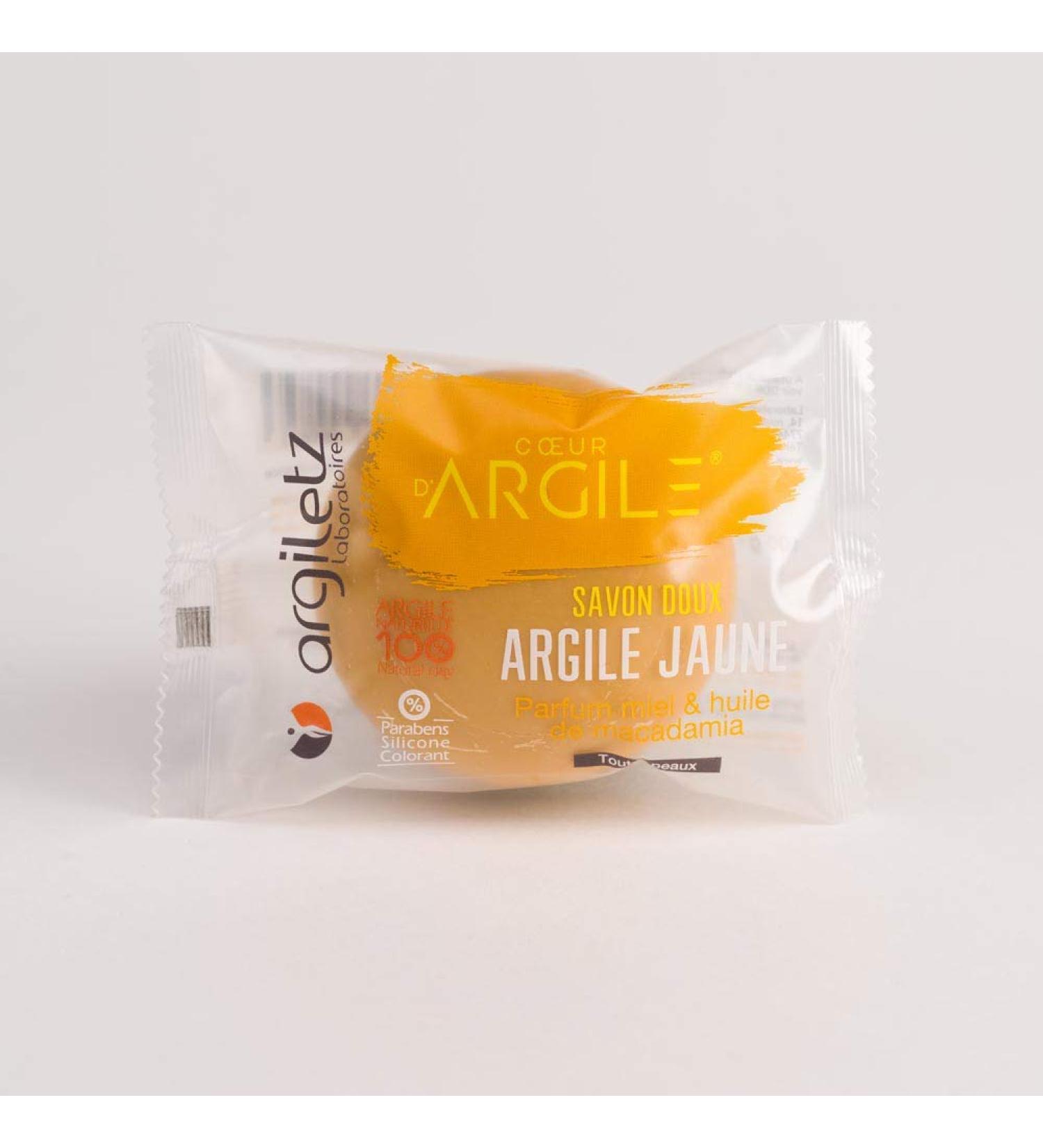 ARCILIA ARGILETZ Pack of 2 soaps 100g yellow clay and honey fragrance distributed by ARCILA