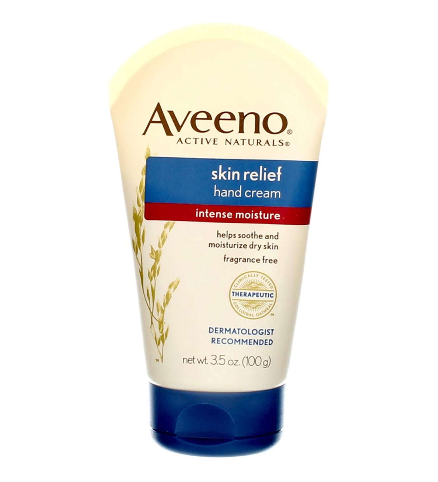 Aveeno Skin Relief Intense Moisture Hand Cream 3.5 oz - Pack of 2 - Buy Online on GoSupps.com