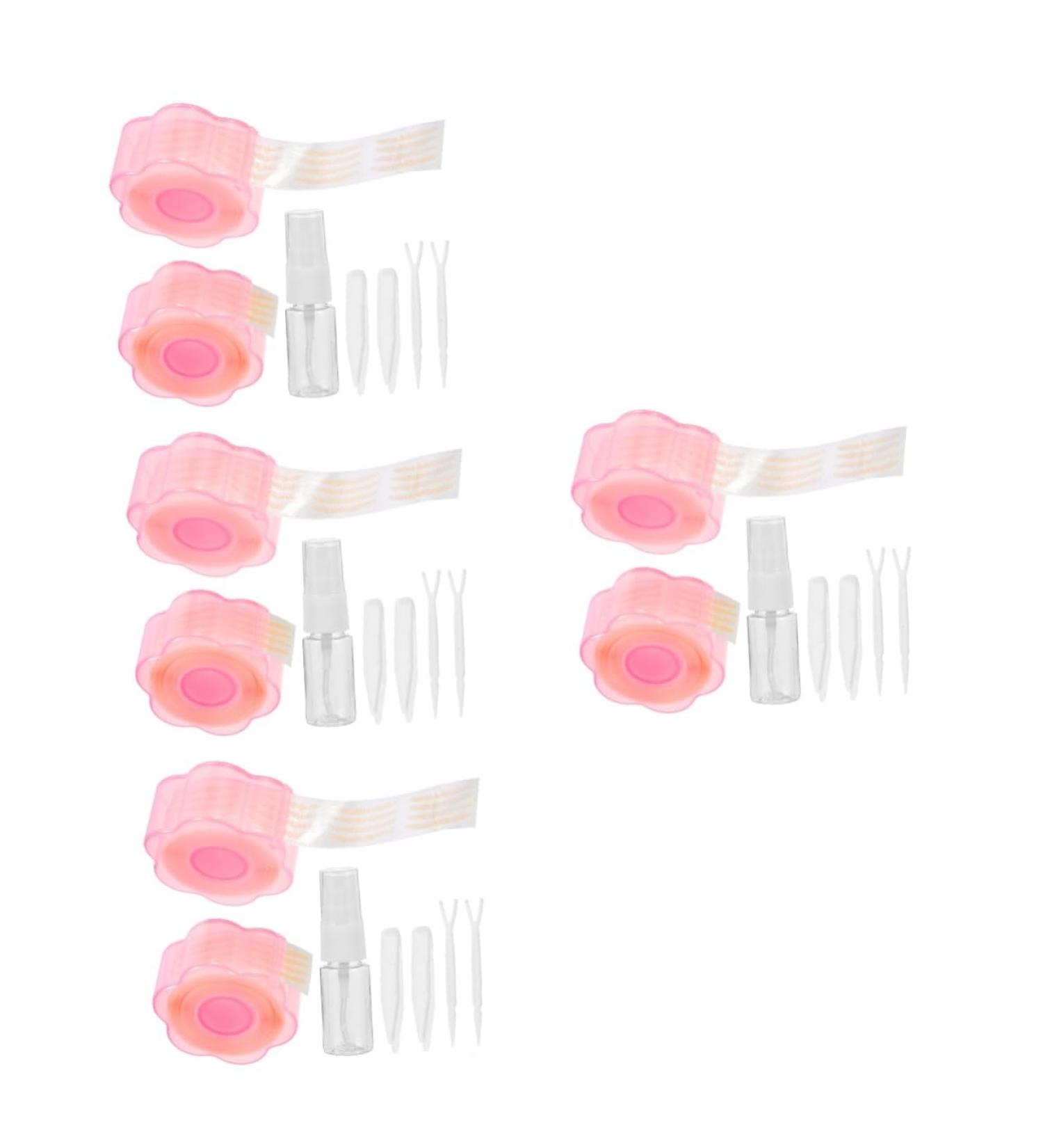 Ipetboom 4 sets Eyes Adhesive Women Invisible Eye Bottle Tapes Lift Beauty Hooded with Spray Double Strips 5.3x5.3cmx4pcs As Shown 1x4pcs - Buy Online on GoSupps.com