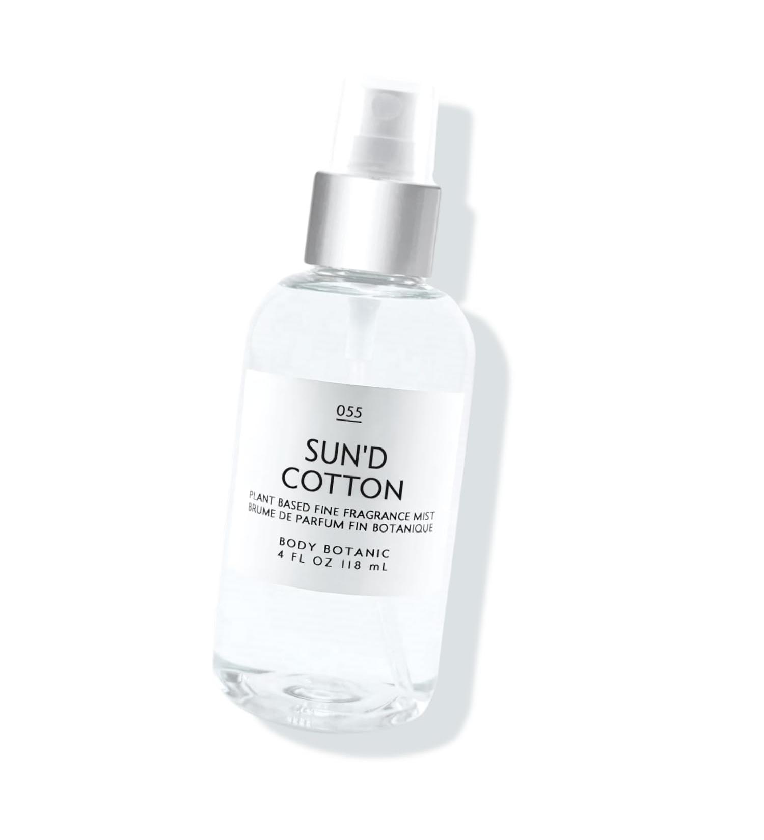 Sun'd Cotton Fine Fragrance Mist 4 Fl Oz 118 Ml - the Nostalgic Scent of Warm Cotton Drying in the Sun - with Plant Extracts - Buy Online on GoSupps.com
