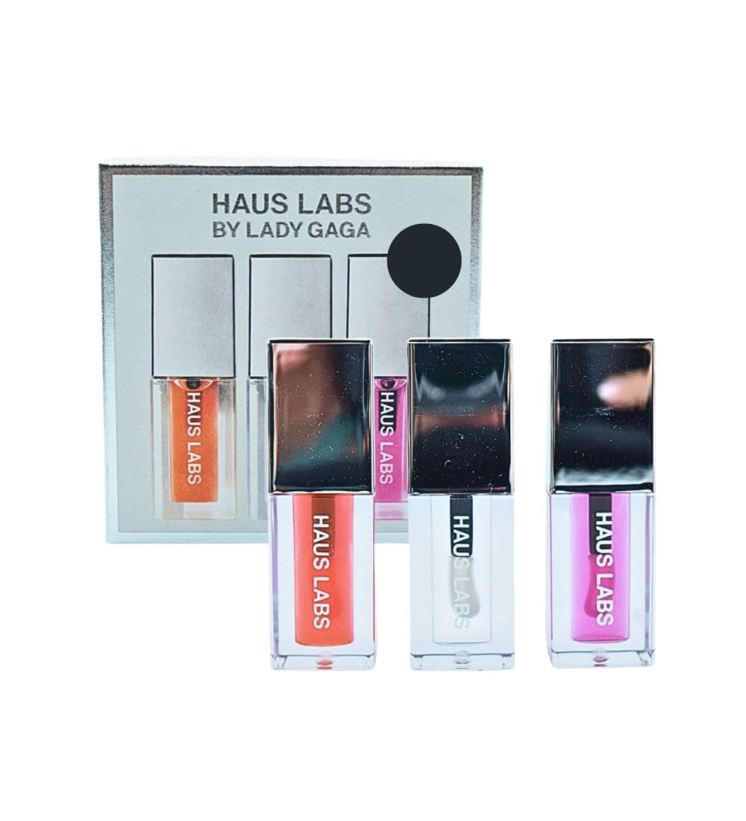 HAUS LABS Mini PhD Lip Oil Trio Set by Lady Gaga - Buy Internationally | Premium Lip Care - Buy Online on GoSupps.com