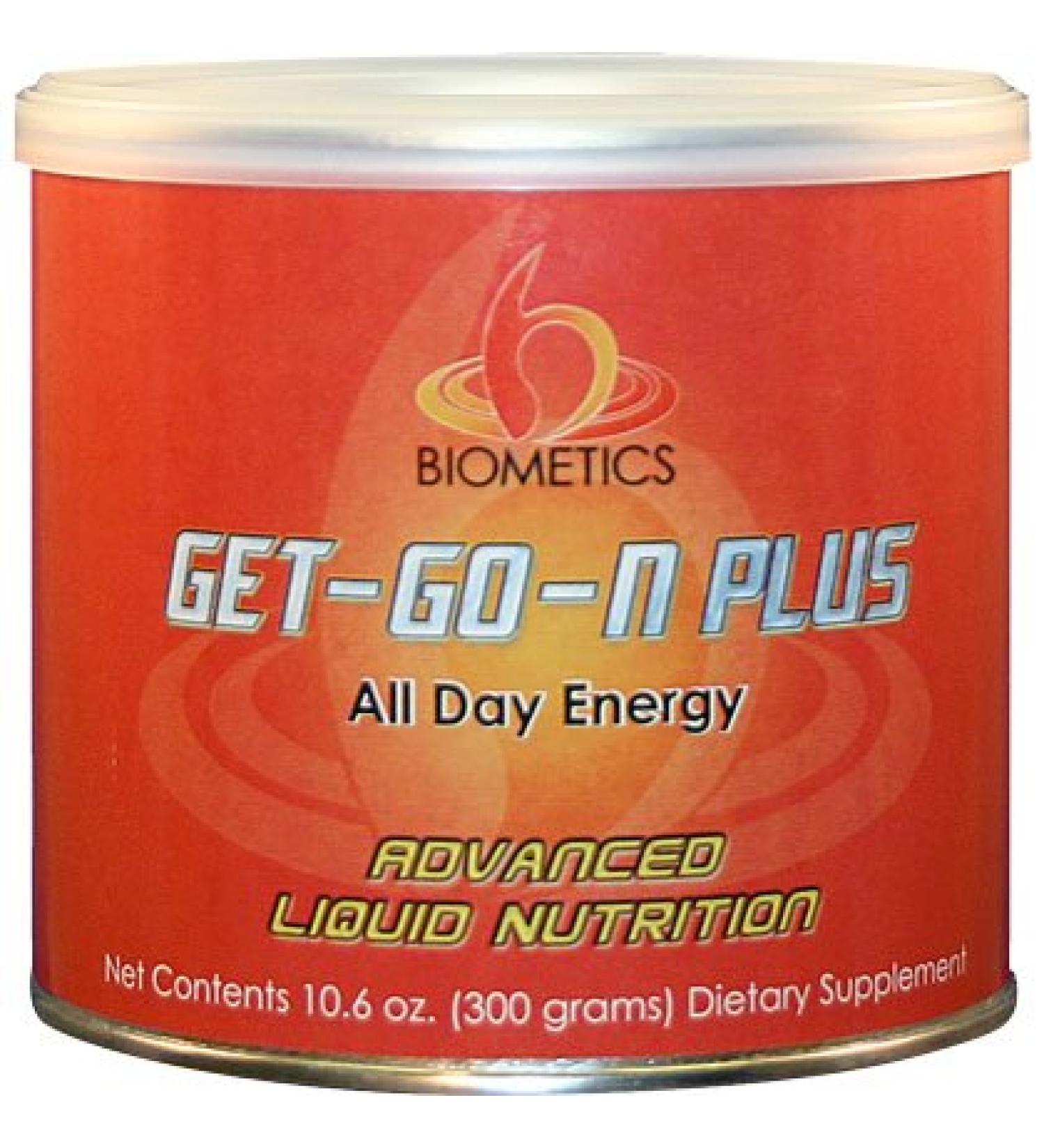 Biometics Get Go N Plus All Day Energy Natural Energy Boost 300g can