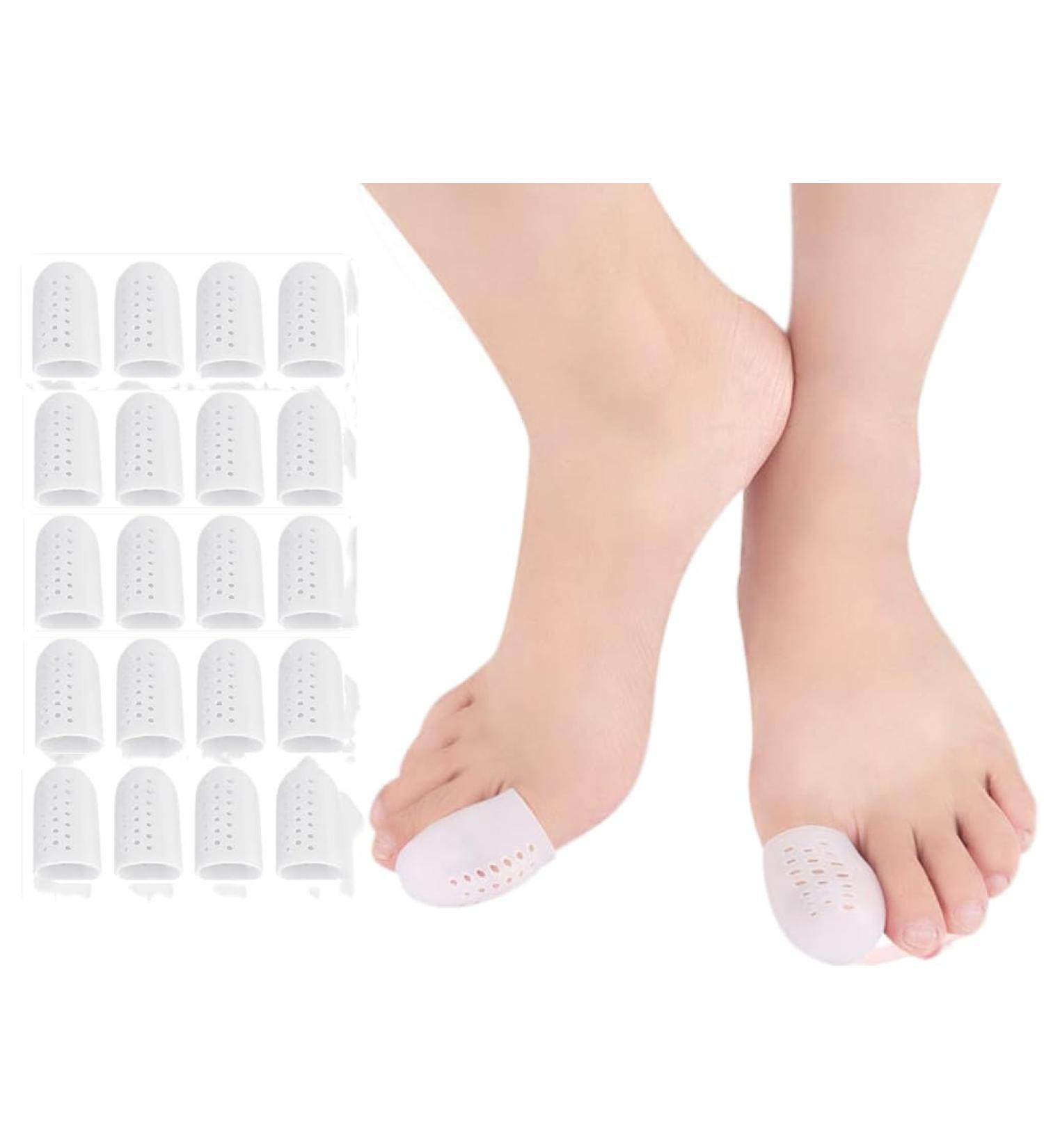 24 Pack Millto Gel Big Toe Protectors: Silicone Anti-Friction Caps for Pain Relief from Ingrown Toenails, Corns, Blisters and Hammer Toe - Buy Online on GoSupps.com