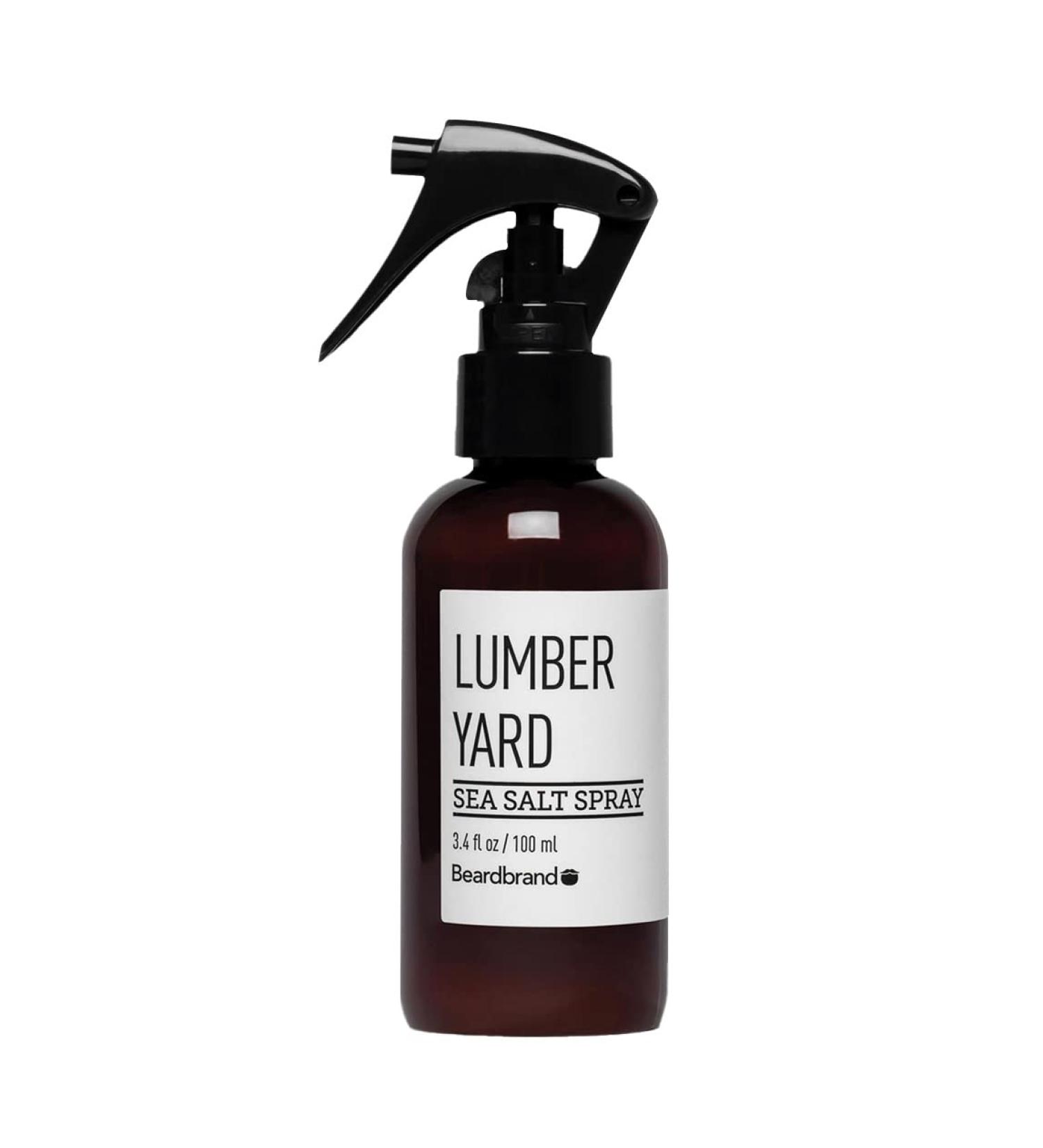 Beardbrand Natural Sea Salt Spray for Men - Texture, Hold & Volume - Sandalwood & Lumber Yard Scent - 3.4 fl oz | AS SEEN ON SHARK TANK - Buy Online on GoSupps.com