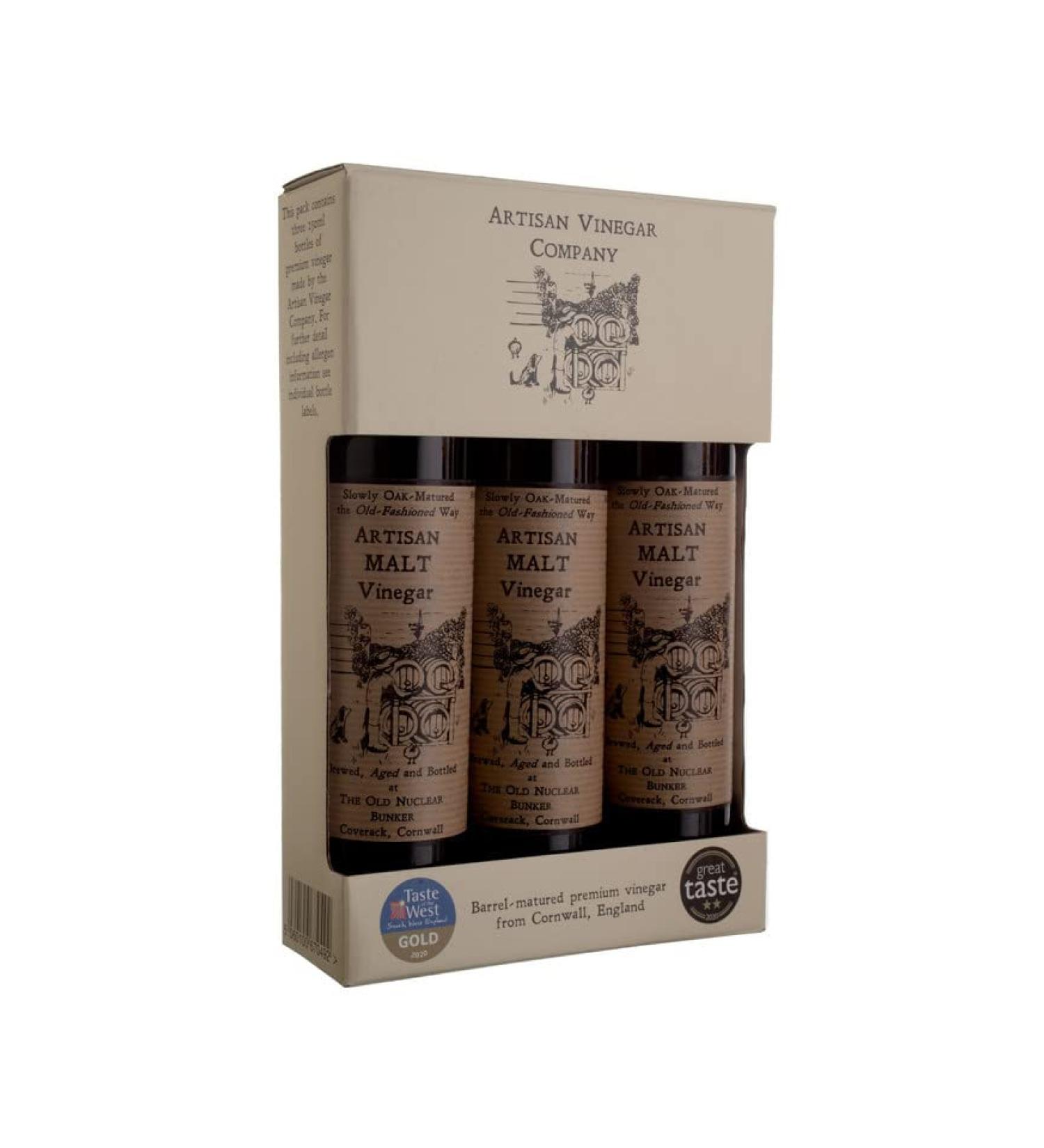 Artisan Malt Vinegar (Vinaigre de Malt) 3x250ml 250 ml (Lot de 3) - Buy Online on GoSupps.com