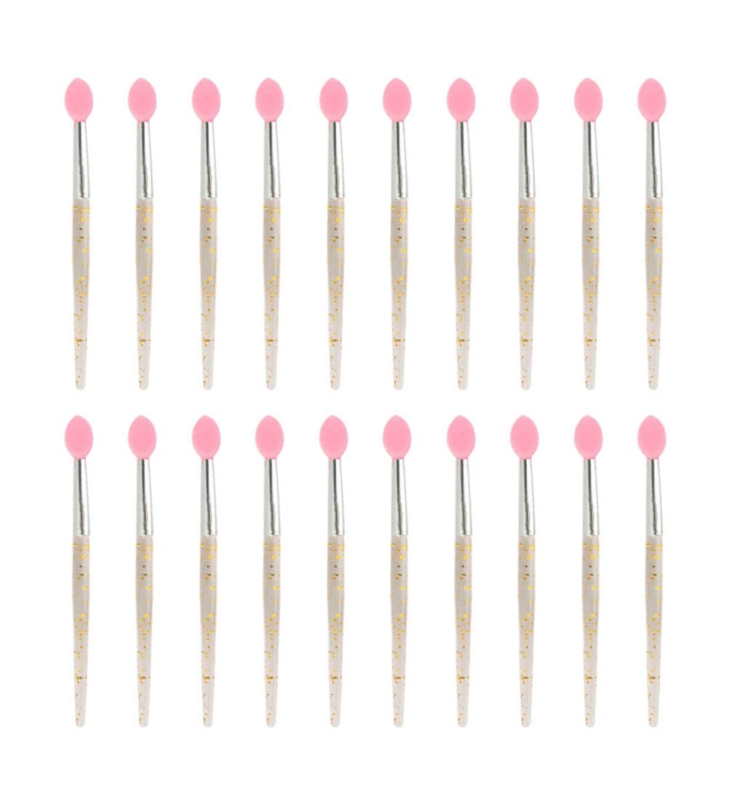 20pcs Silicone Lip Gloss Applicator Wands - Makeup Tools for Lipstick Eyelash and Eyeshadow - Clear Lip Brush & Mascara Applicators - Buy Online on GoSupps.com