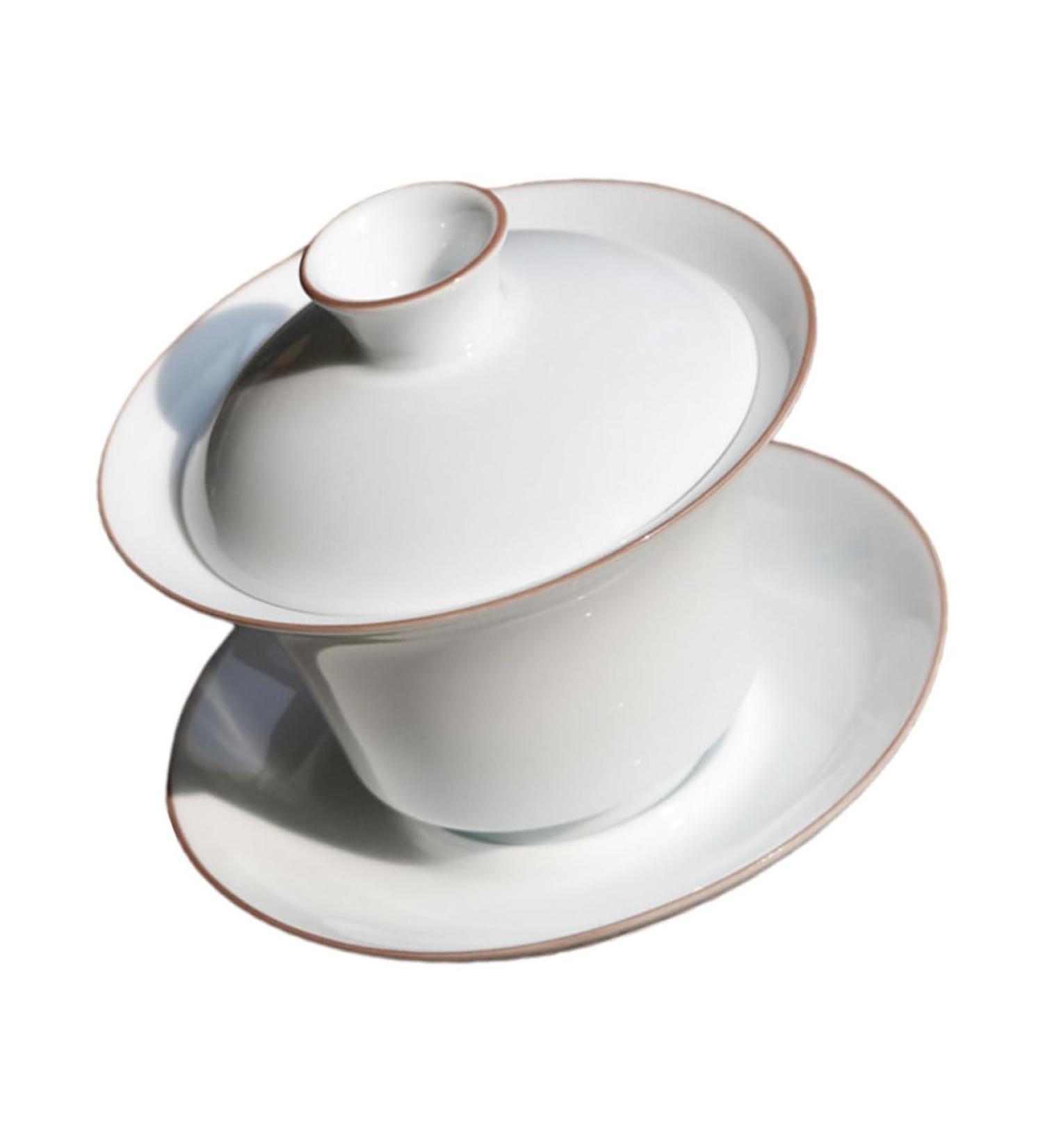 Alipis 1 Set Household Ceramics Coffee Drinking Tea Kung Saucer Office Retro Chinese Kitchen Style Home - Buy Online on GoSupps.com