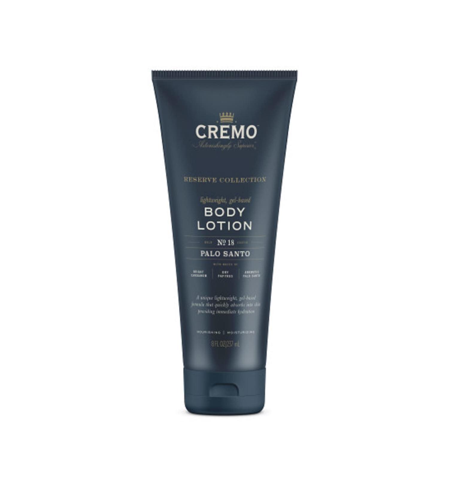 Cremo Palo Santo Body Lotion - 8 fl oz (Reserve Collection) - Buy Online on GoSupps.com