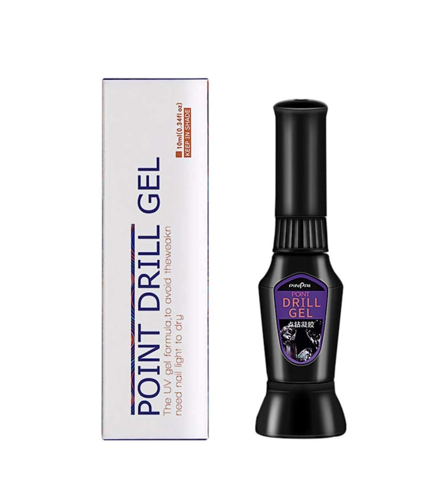 Hotiary Nail Rhinestone Glue - Adhesive Gel for Nail Art with Brush - Super Sticky Formula for Dip, Acrylic, UV Polish - Buy Online on GoSupps.com