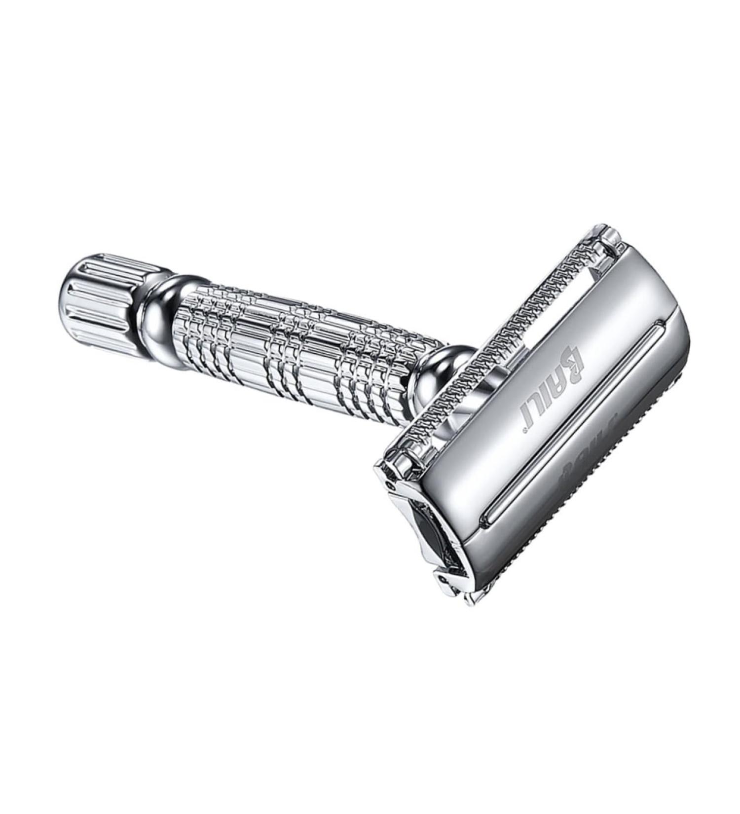 Minkissy Manual Double-Edged Razor for Men | Classic Face & Body Razor | Premium Beard Shaving Tool - Buy Online on GoSupps.com