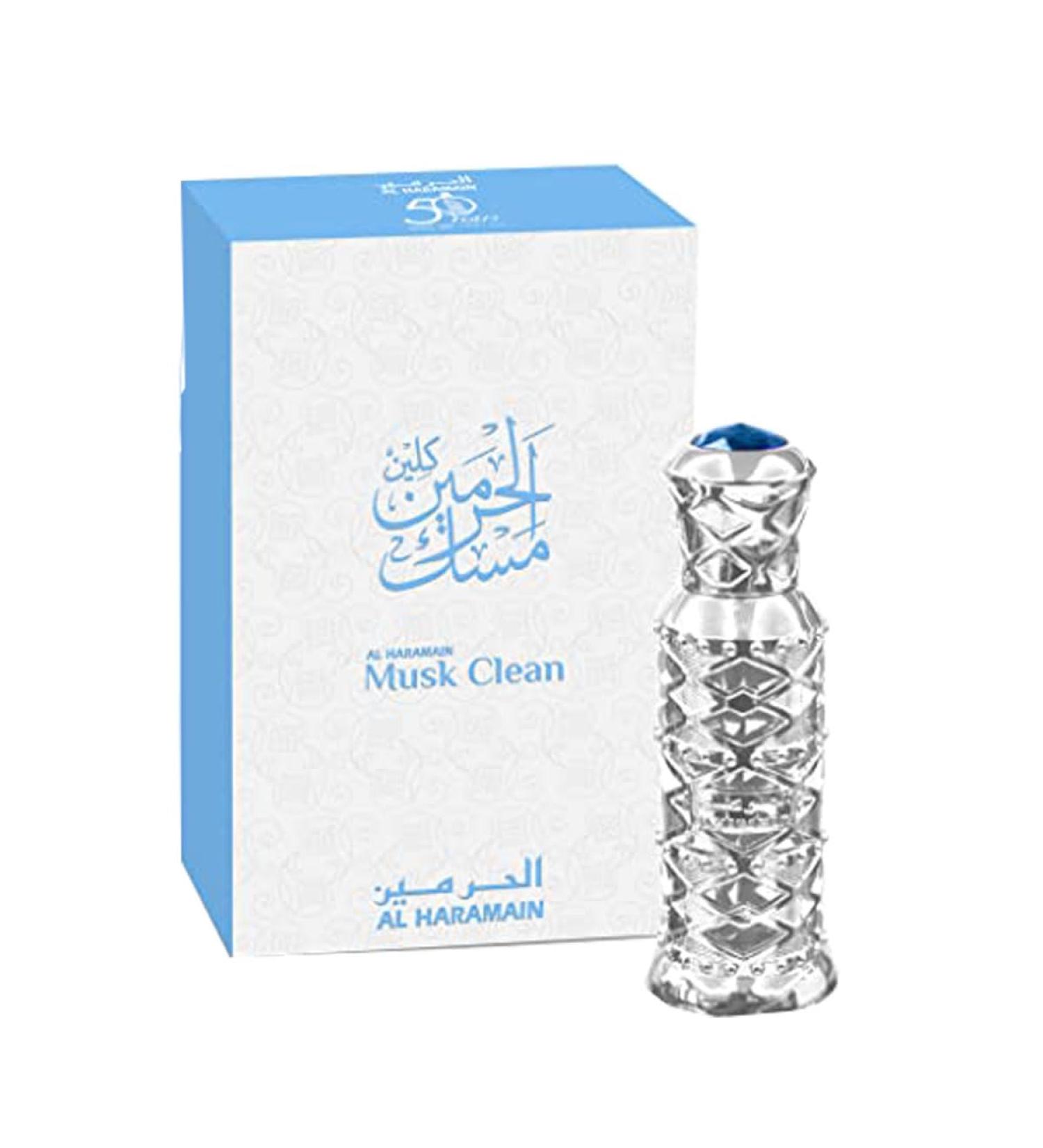 Al Haramain Musk Clean Perfume Oil EDP Unisex 0.4 Fl Oz - Buy Online on GoSupps.com