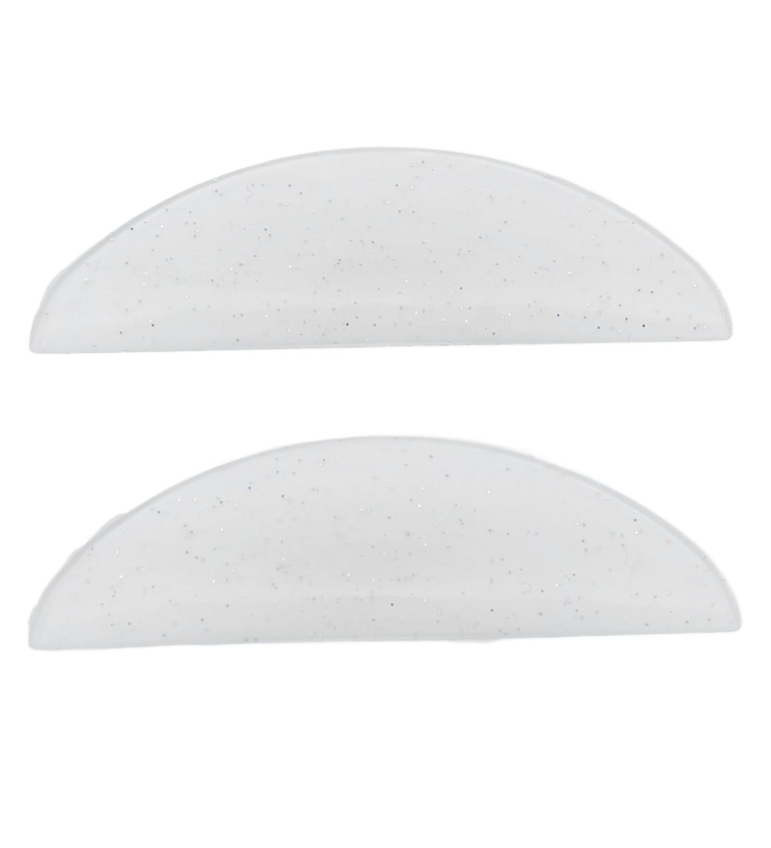 Silicone Eyelash Perming Curler Pads Sparkle Clear White Soft Lash Lift Rods for Home Professional Use with Storage Box (M) - Buy Online on GoSupps.com