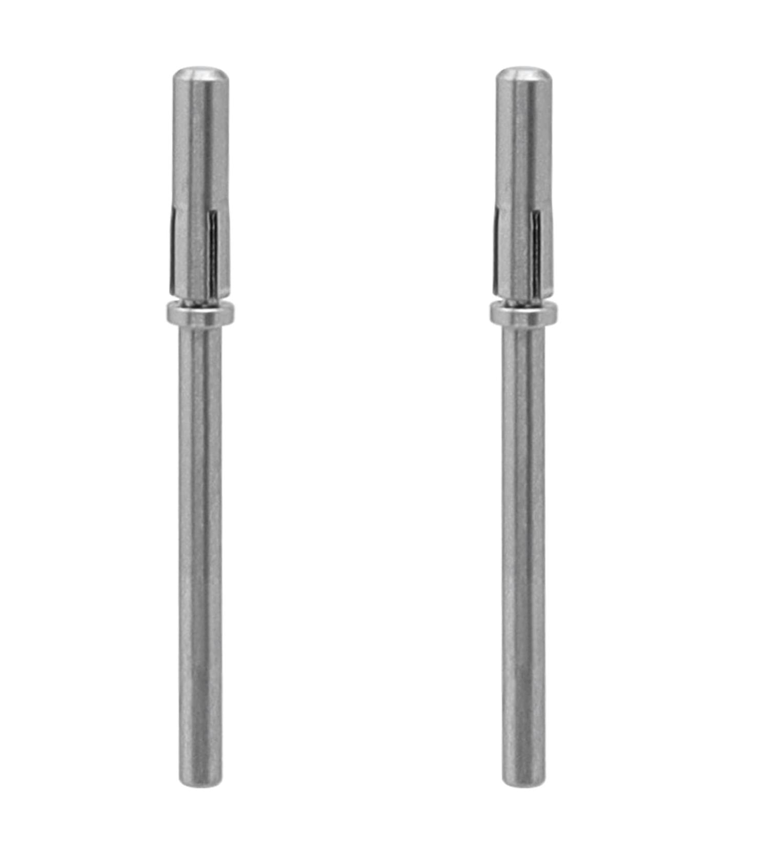 Bestgle Nail Cutter Bits Nail Cutter Mandrel Mini Nail Cutter Attachments 2 Pieces Drilling Mandrel 3.1 mm Nail Pin Bit Manicure Tool Accessories Nail Pin Bit for Sanding Belt Silver - Buy Online on GoSupps.com