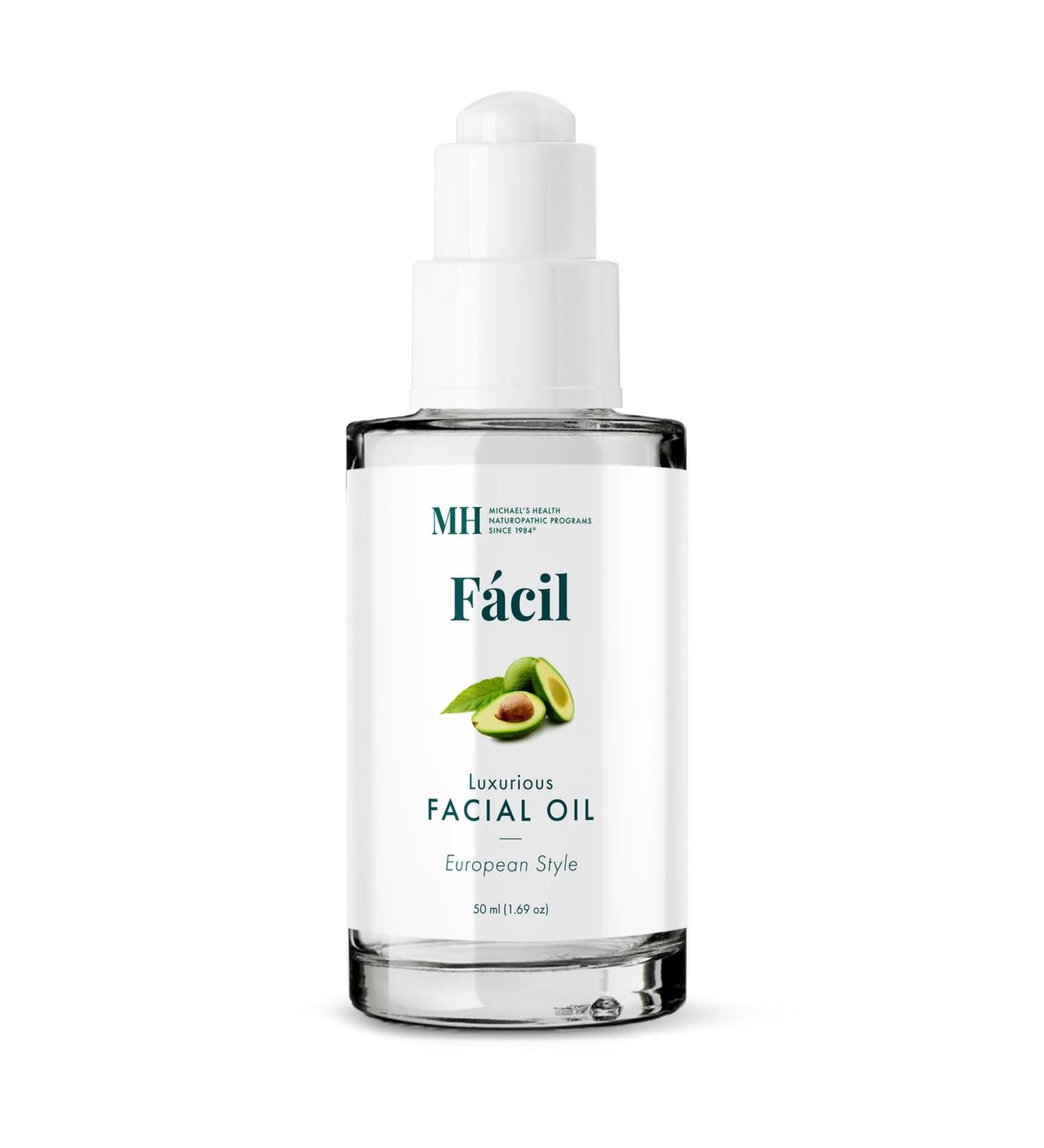 MICHAEL'S Health Naturopathic Programs Facil - 50 mL - Luxurious European-Style Facial & Body Oil - Fast Absorbing Non Oily Non Greasy - Buy Online on GoSupps.com