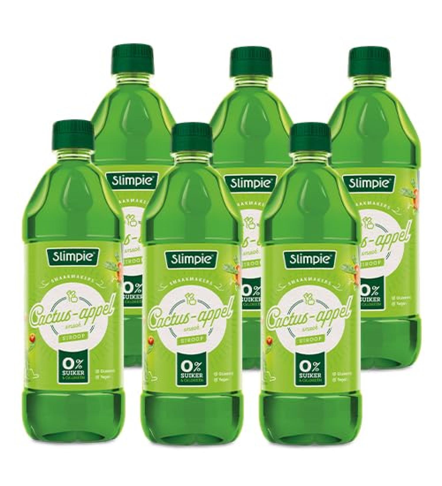 Slimpie - Apple Lemonade Syrup Cactus - 6x 650ml