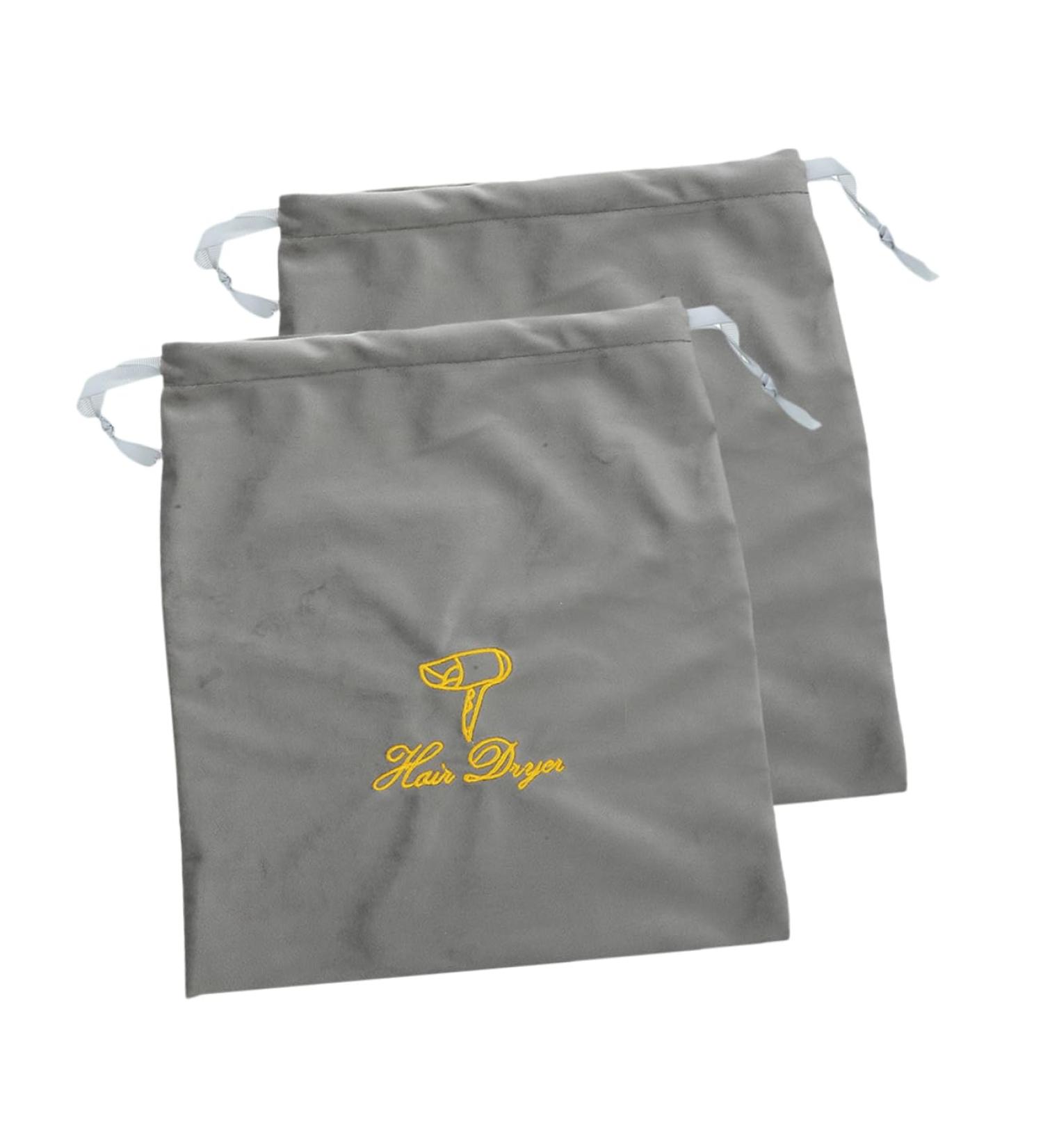 NOLITOY Hair Dryer Bag 2pcs Hair Dryer Storage Bag Hair Dryers Hair Dryer Carrying Bags Travel Classic Carry Bag Blow Dryer Bag 35.00X30.00X0.50CM Grey - Buy Online on GoSupps.com