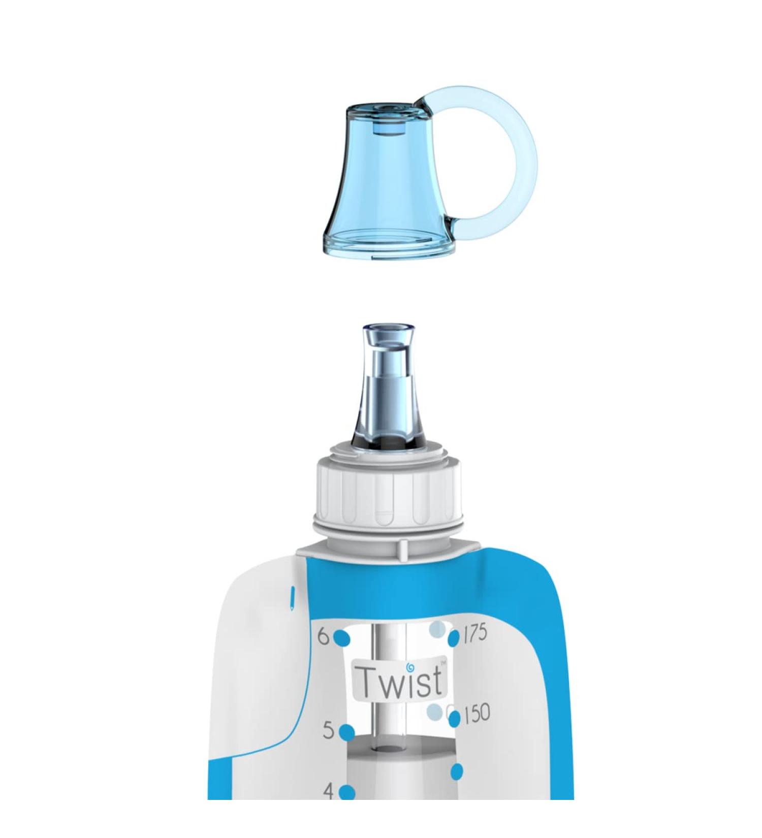 Kiinde Twist Pouch Sippy Top Attachments with Straws - 3-Pack Set for Baby and Toddler - Buy Online on GoSupps.com