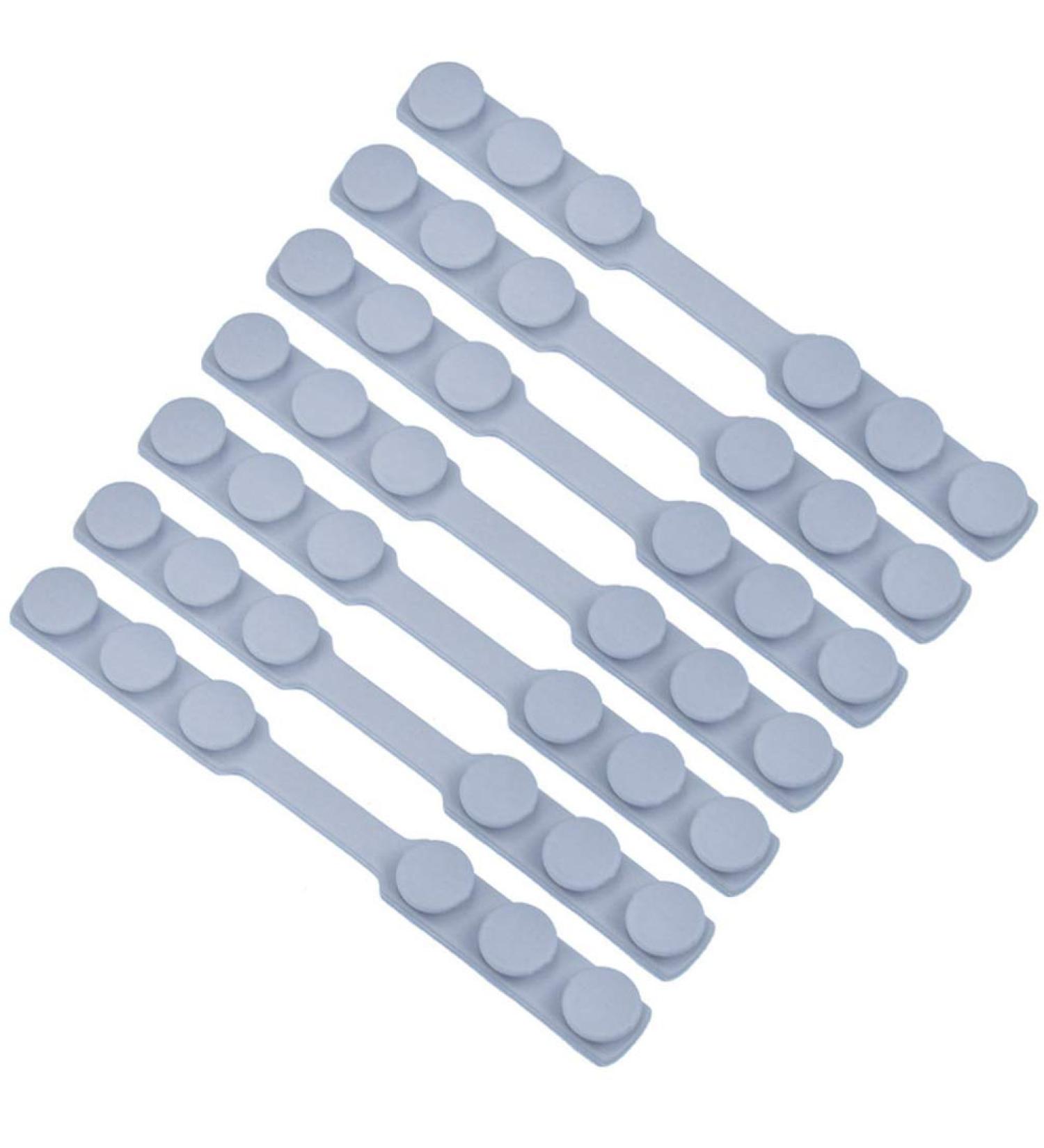 16-Piece Silicone Ear Hooks & Pads Adjustable Ear Protection for Headsets & Earrings (Gray) | DIY Facial & Mouth Protection - Buy Online on GoSupps.com