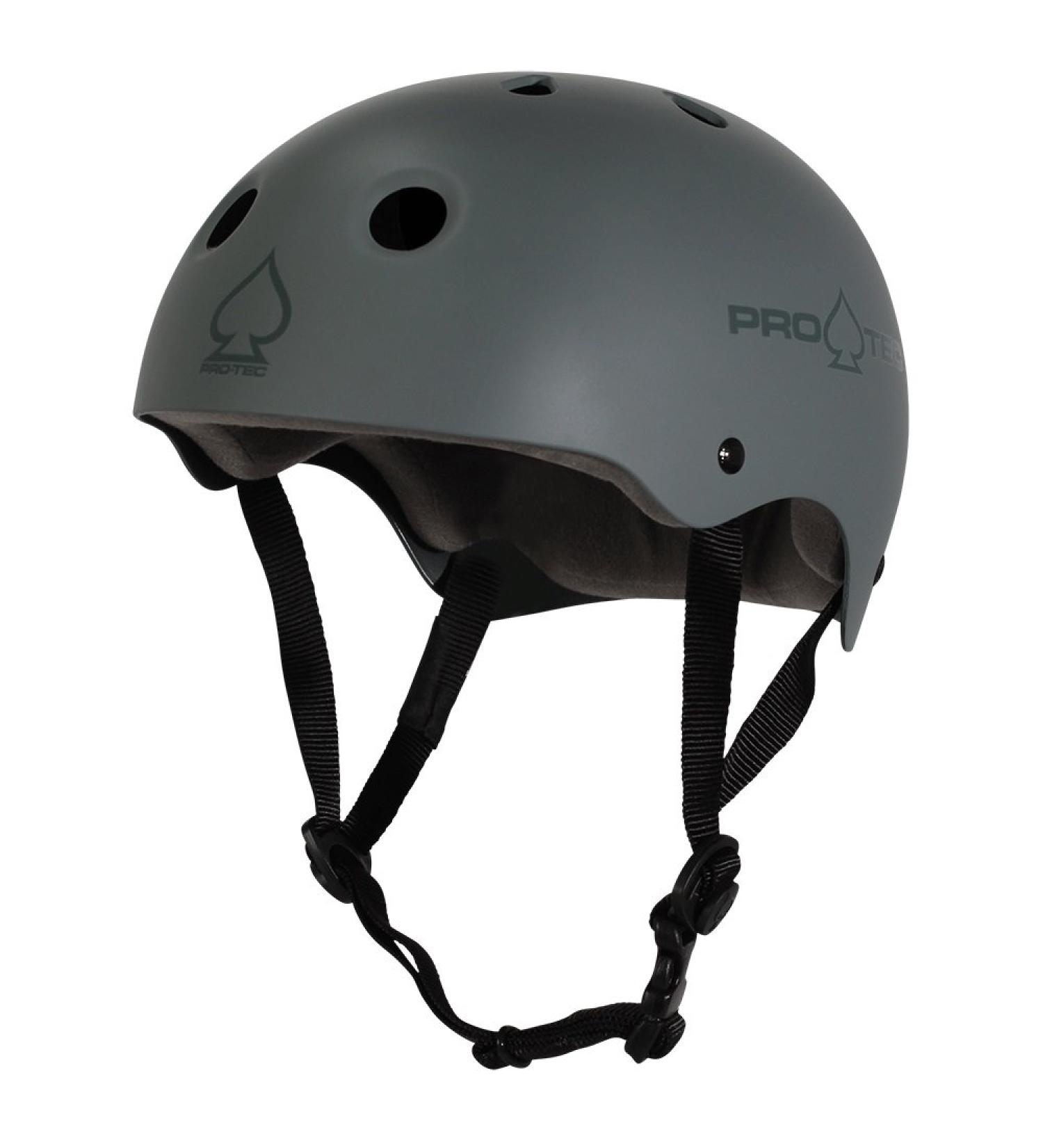 Pro-Tec Classic Skate Helmet - Matte Grey (Large) | Ultimate Head Protection - Buy Online on GoSupps.com