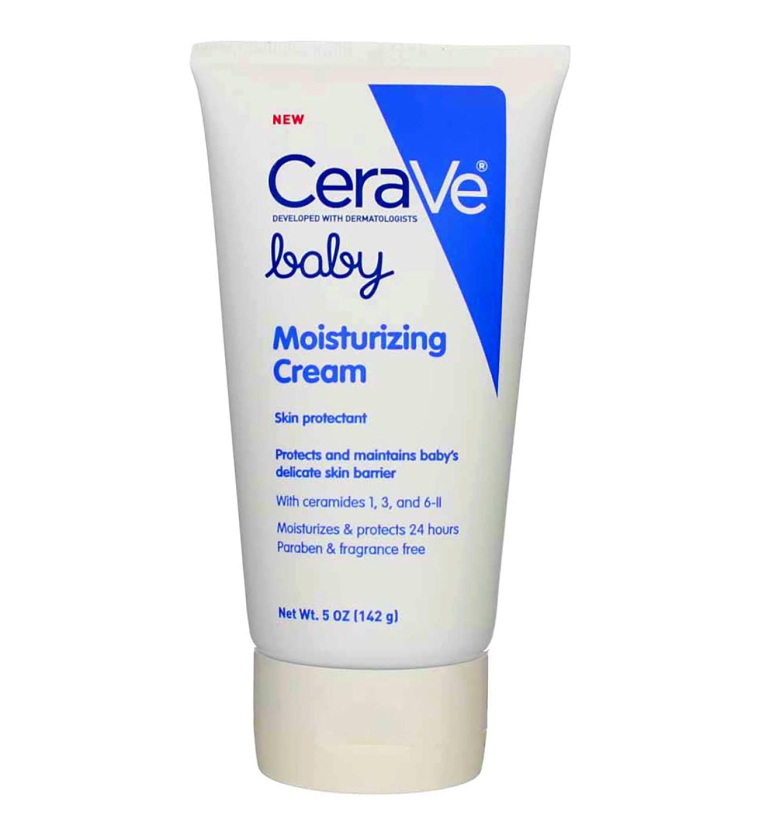 CeraVe Baby Moisturizing Cream 5oz (Pack of 2) - Gentle Skincare for Baby's Delicate Skin - Buy Online on GoSupps.com