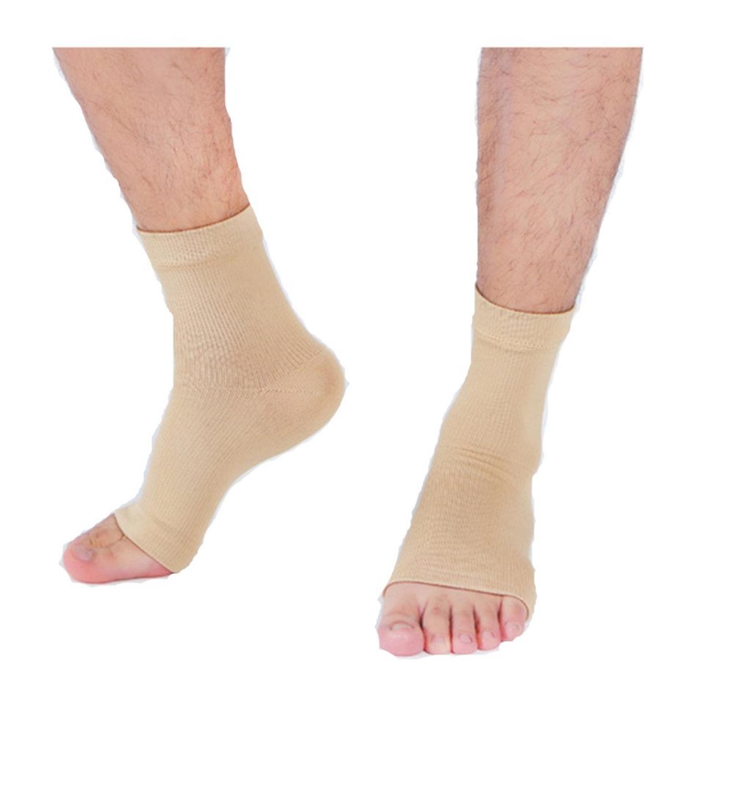Buy Ankle Bandage & Compression Socks for Plantar Fasciitis - 2 Pairs for Men & Women | Sports & Fitness Support - Buy Online on GoSupps.com