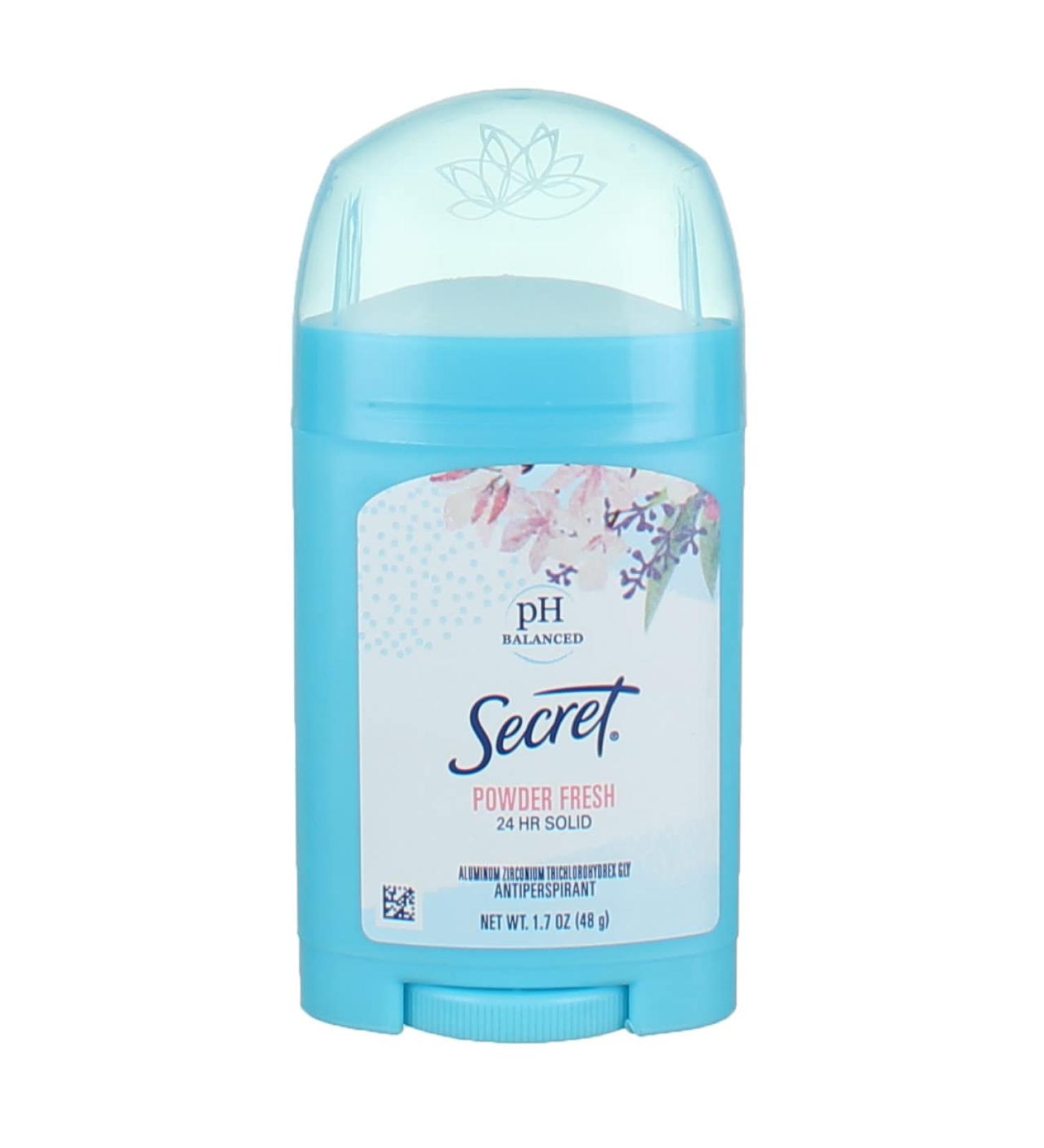 Secret Anti-Perspirant Deodorant Solid Powder Fresh 1.70 oz - Pack of 2 - Buy Online on GoSupps.com
