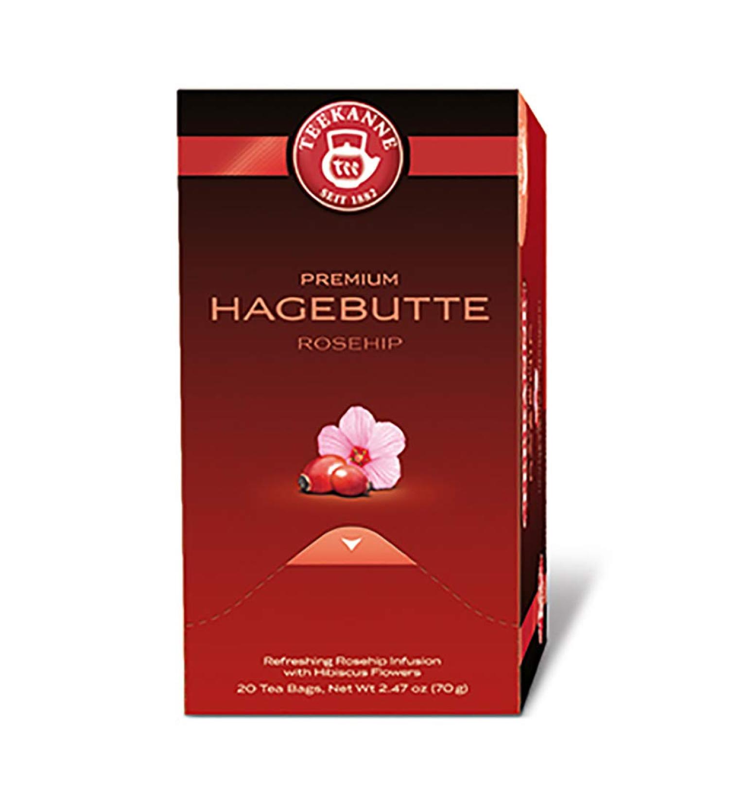 Teekanne Gastro Premium Rosehip Teapot - Tea Bags - Herbs - 70g - Pack of 20