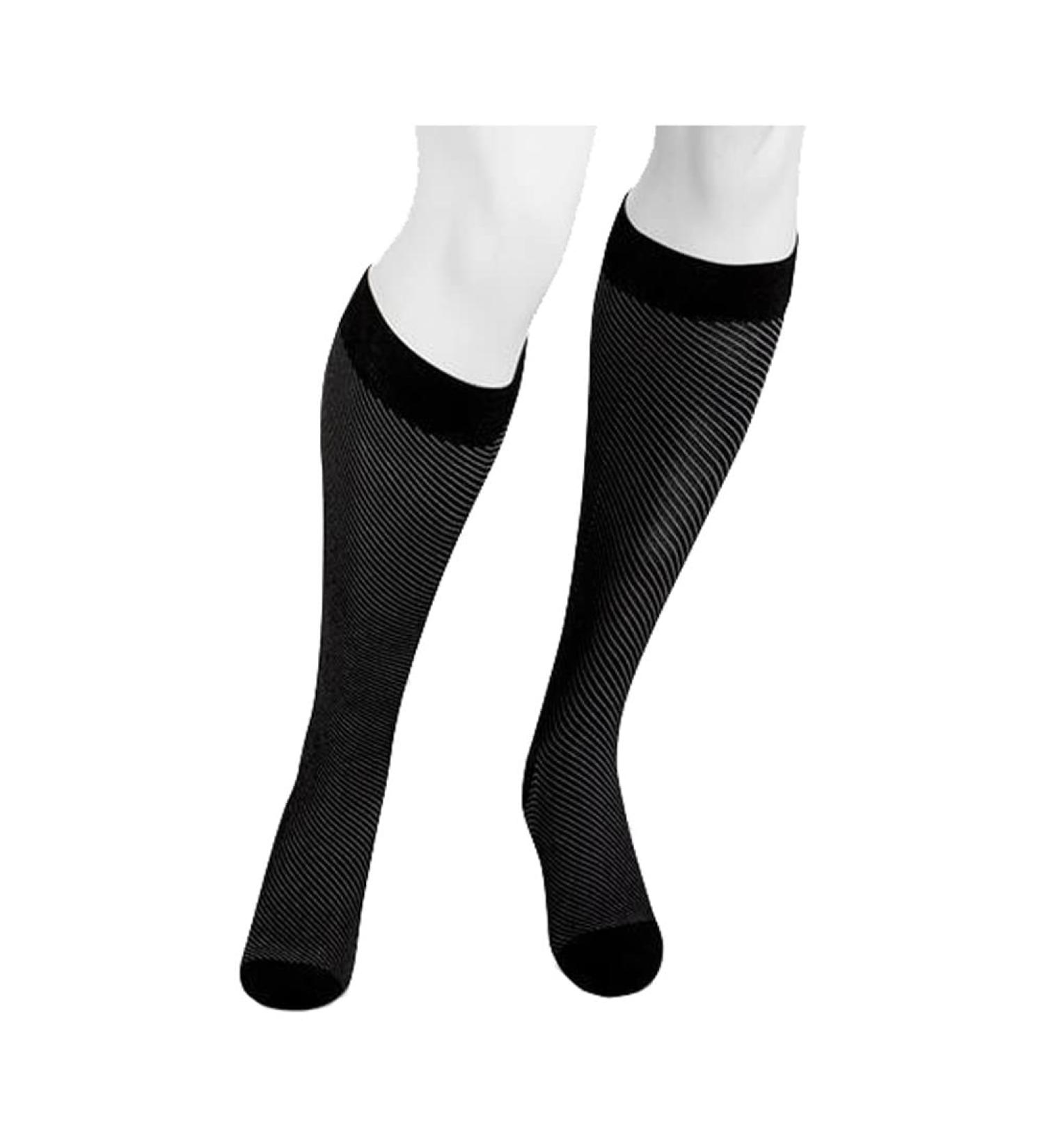 Juzo Power Vibe Compression Socks - Premium 15-20 mmHg for Men & Women - Groovy Zebra - X-Large | International Shipping - Buy Online on GoSupps.com