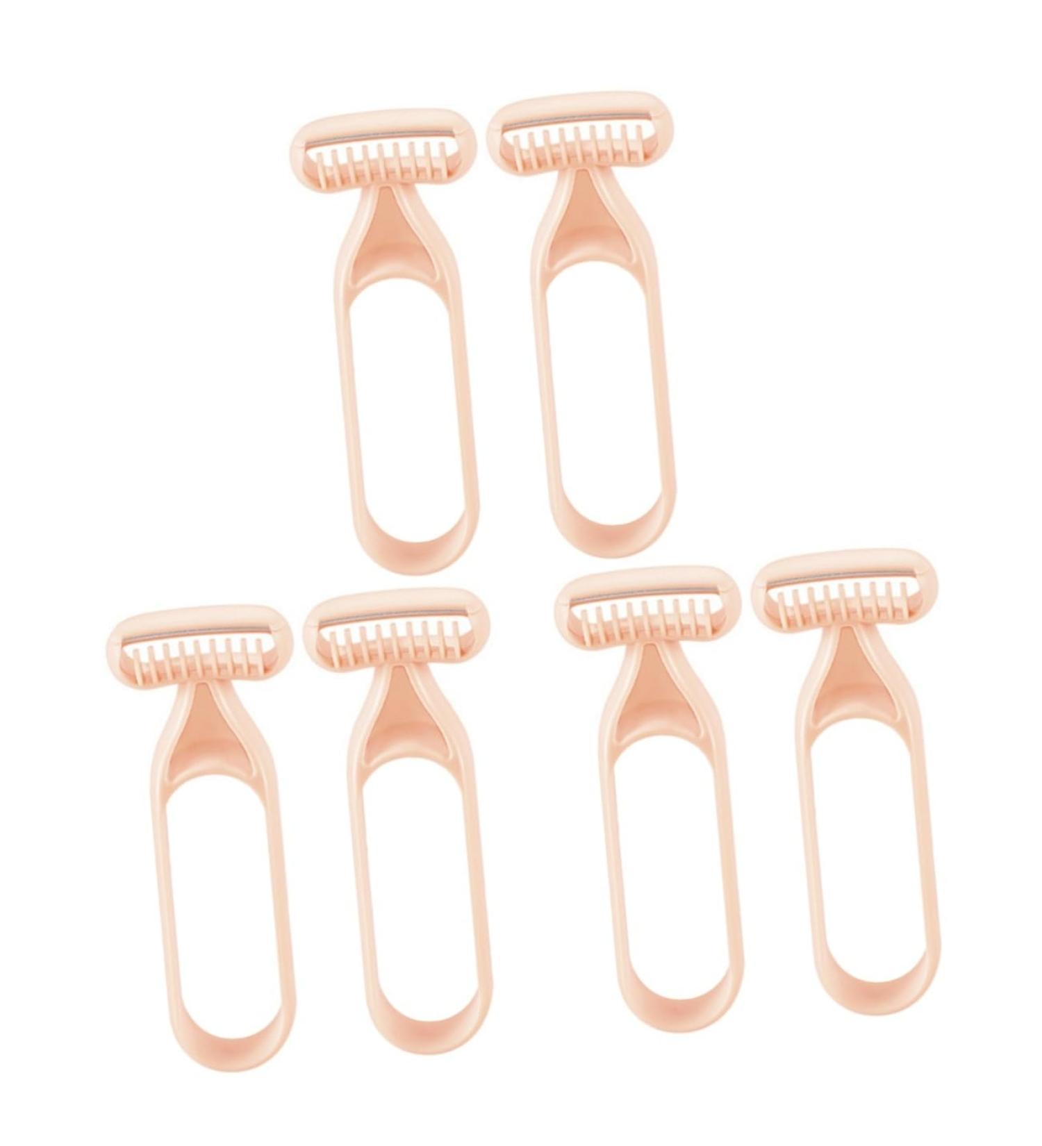 Doitool 6-Pack Women's Face & Bikini Razors - Pink Eyebrow Cutter & Hair Removal Tools - Buy Online on GoSupps.com