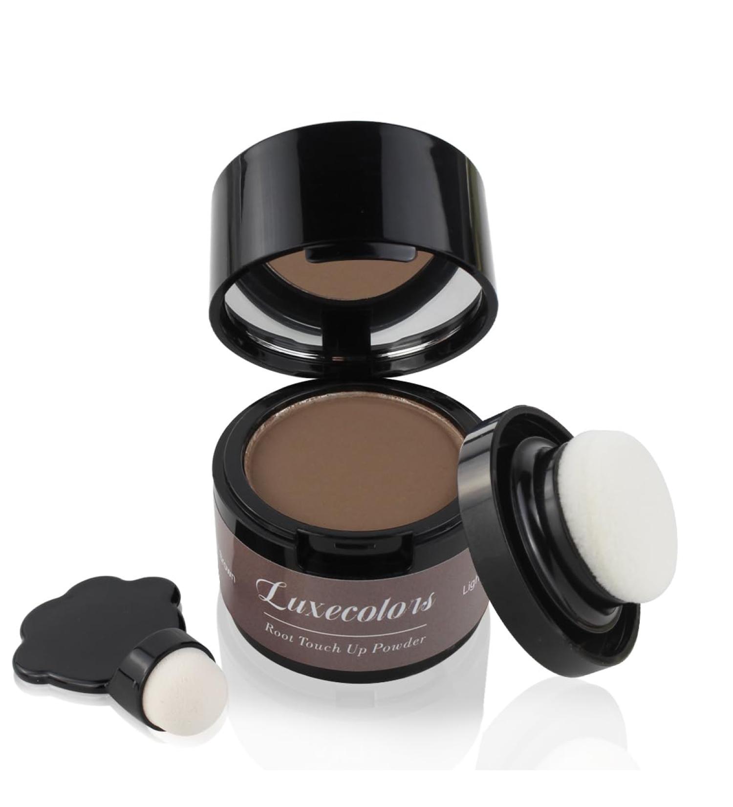 Root Touch Up Powder - Light Brown | Hair Concealer & Gray Coverage for Thinning Hair Eyebrows & Bald Spots | Fast International Shipping - Buy Online on GoSupps.com