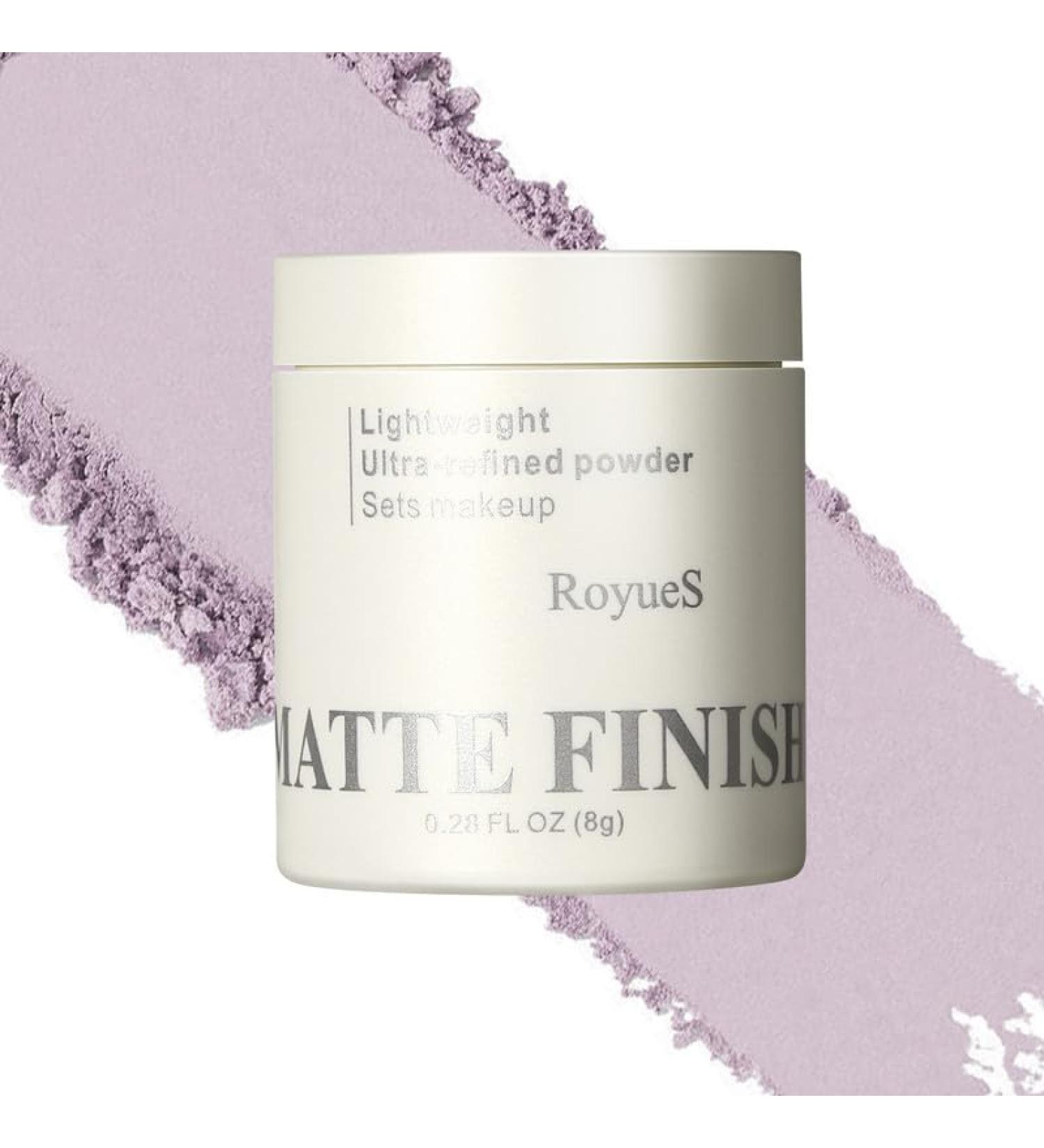 Purple Translucent Setting Powder | Matte Finishing Powder for Long-Lasting Makeup | Oil Control & Waterproof Blurring Powder for All Skin Tones - Buy Online on GoSupps.com