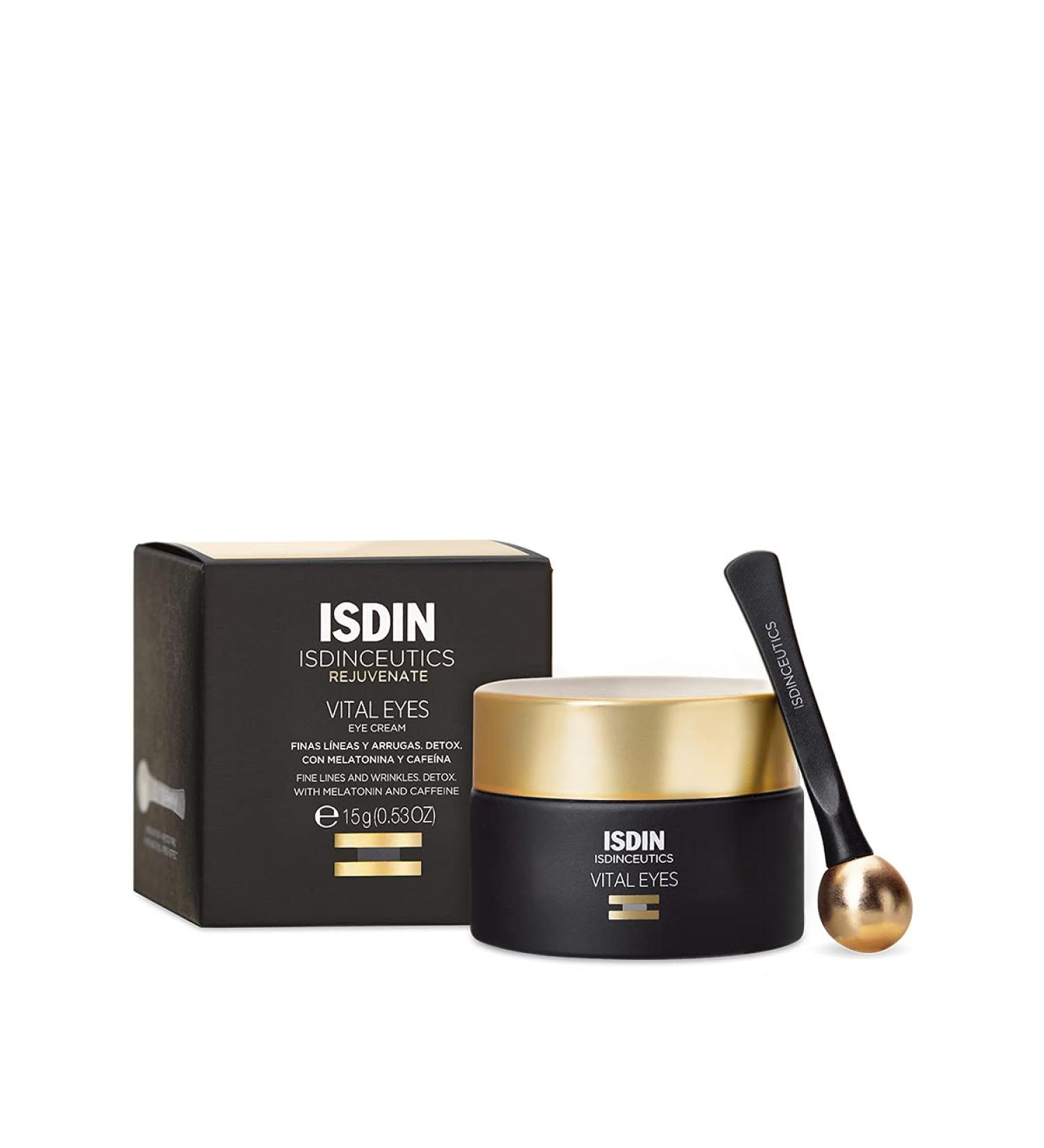 ISDIN Isdinceutics Vital Eyes - Night Eye Cream with Melatonin and Cooling Applicator - Buy Online on GoSupps.com