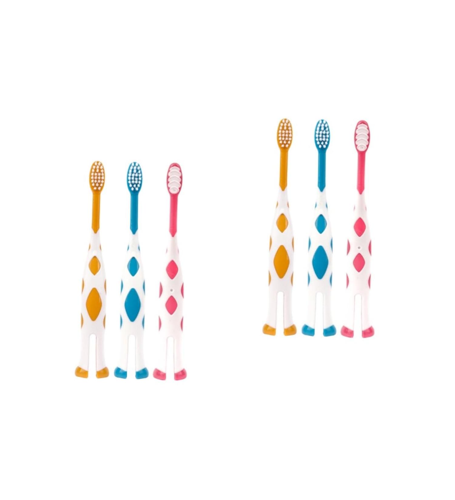 Fomiyes 12 Pcs Soft Toothbrush Set for Kids - Toddler & Children's Oral Care - Travel-Friendly Baby Toothbrushes - Buy Online on GoSupps.com