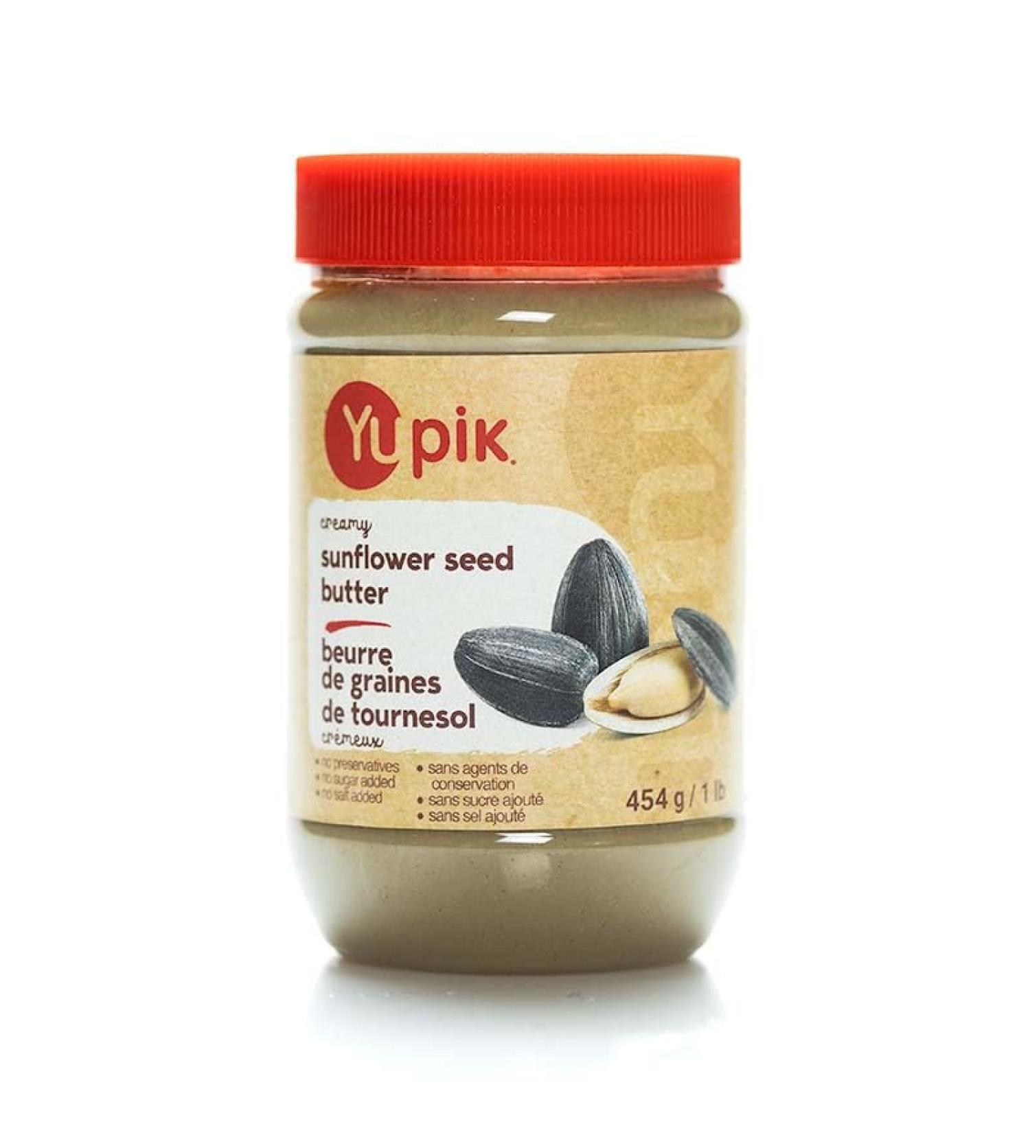 Yupik Natural Sunflower Seed Butter 454 g Kosher Gluten-Free GMO-Free Creamy Seed Butter Only Sunflower Seeds No Added Sugar No Additives Smooth Spread Ideal for Snacks & Recipes - Buy Online on GoSupps.com