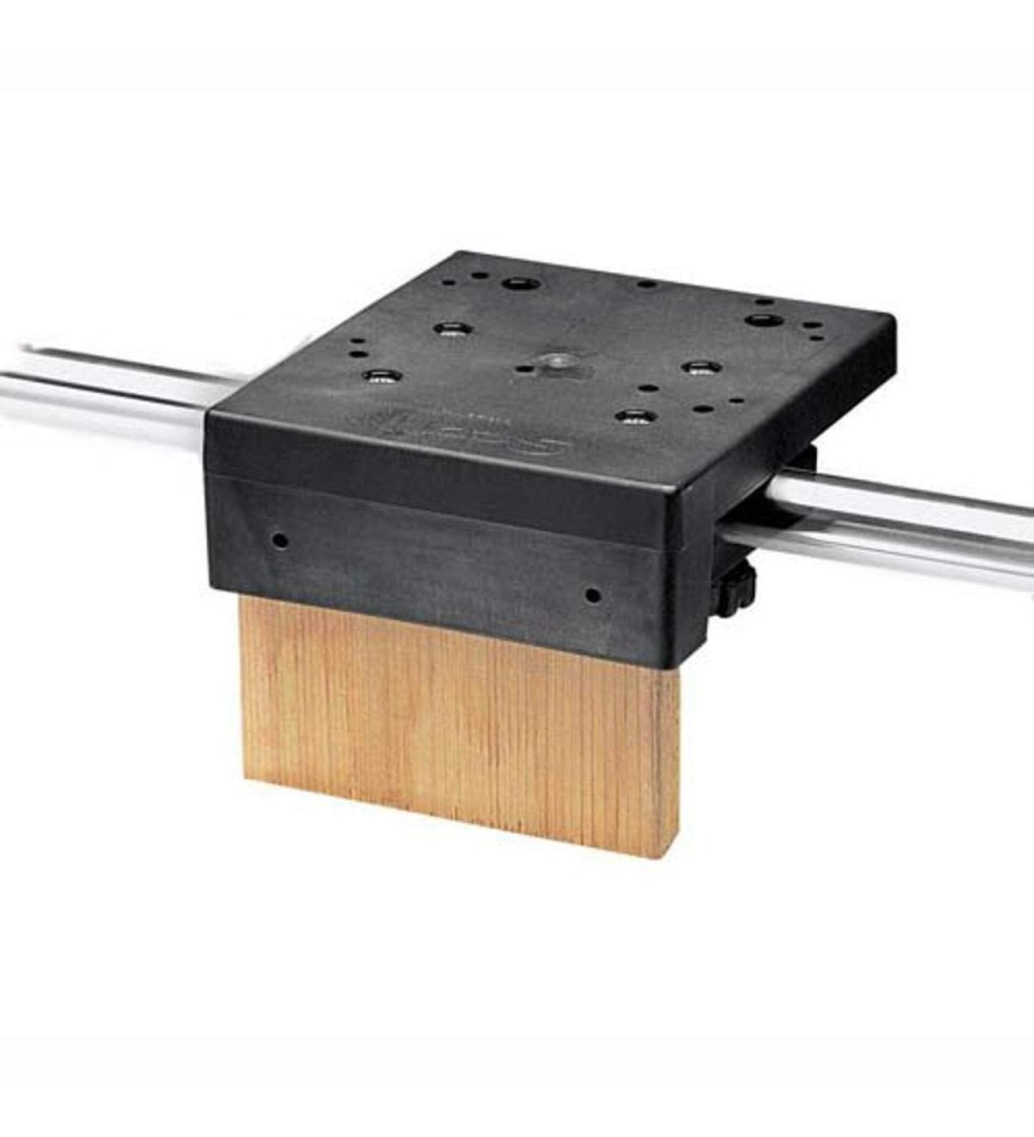 Scotty #1027 Rail Mount for all Scotty Downrigger Models Black Small