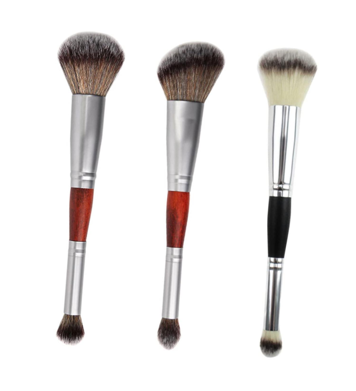Angoily 3pcs Double-ended Makeup Brush Eyeshadow Dual Ended Makeup Brush Female Makeup Tool Woman Cosmetics - Buy Online on GoSupps.com