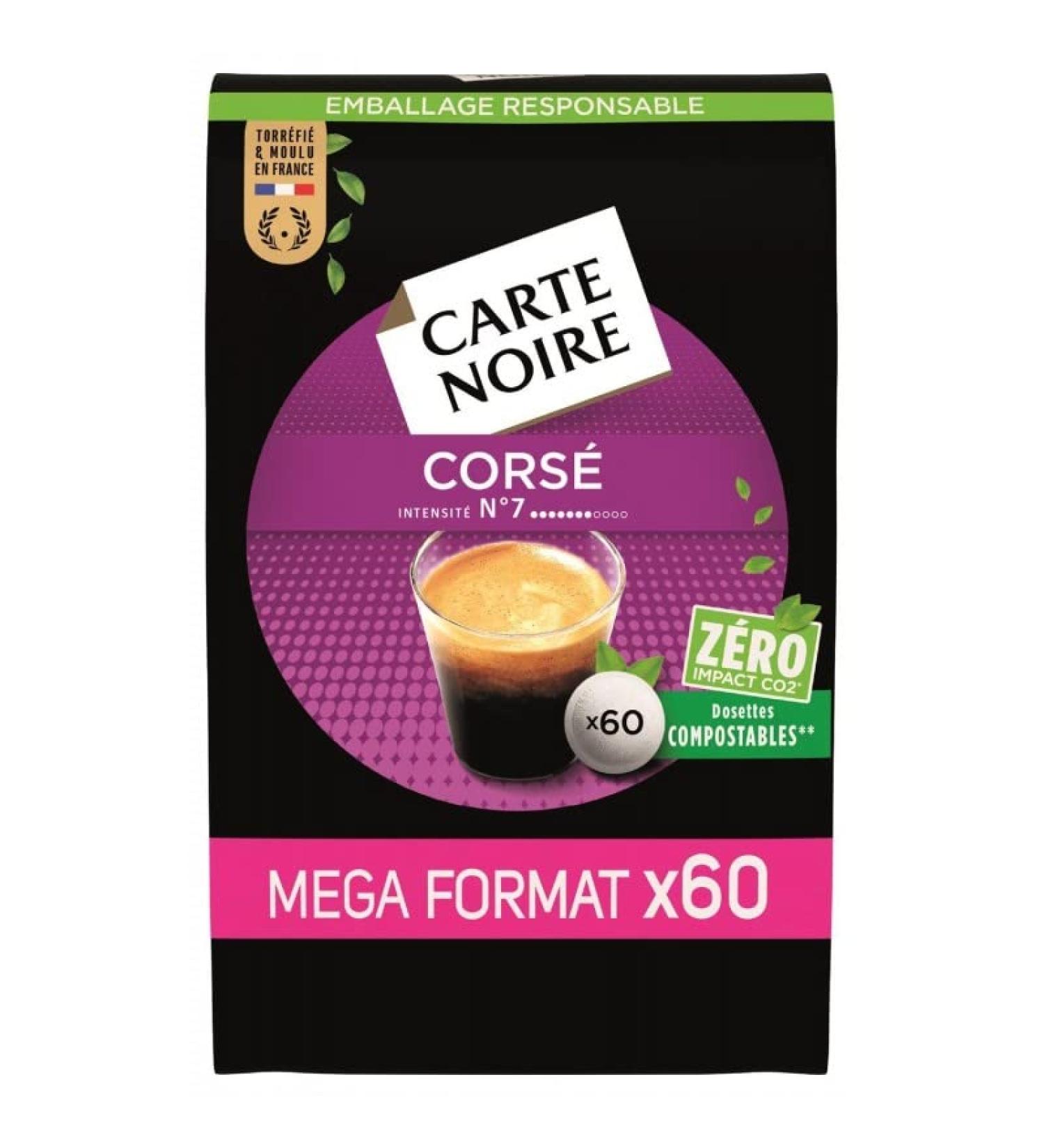 BLACK CARD - Corsican Coffee Pods No. 6 Extra Format 420G - Pack of 3 - Buy Online on GoSupps.com