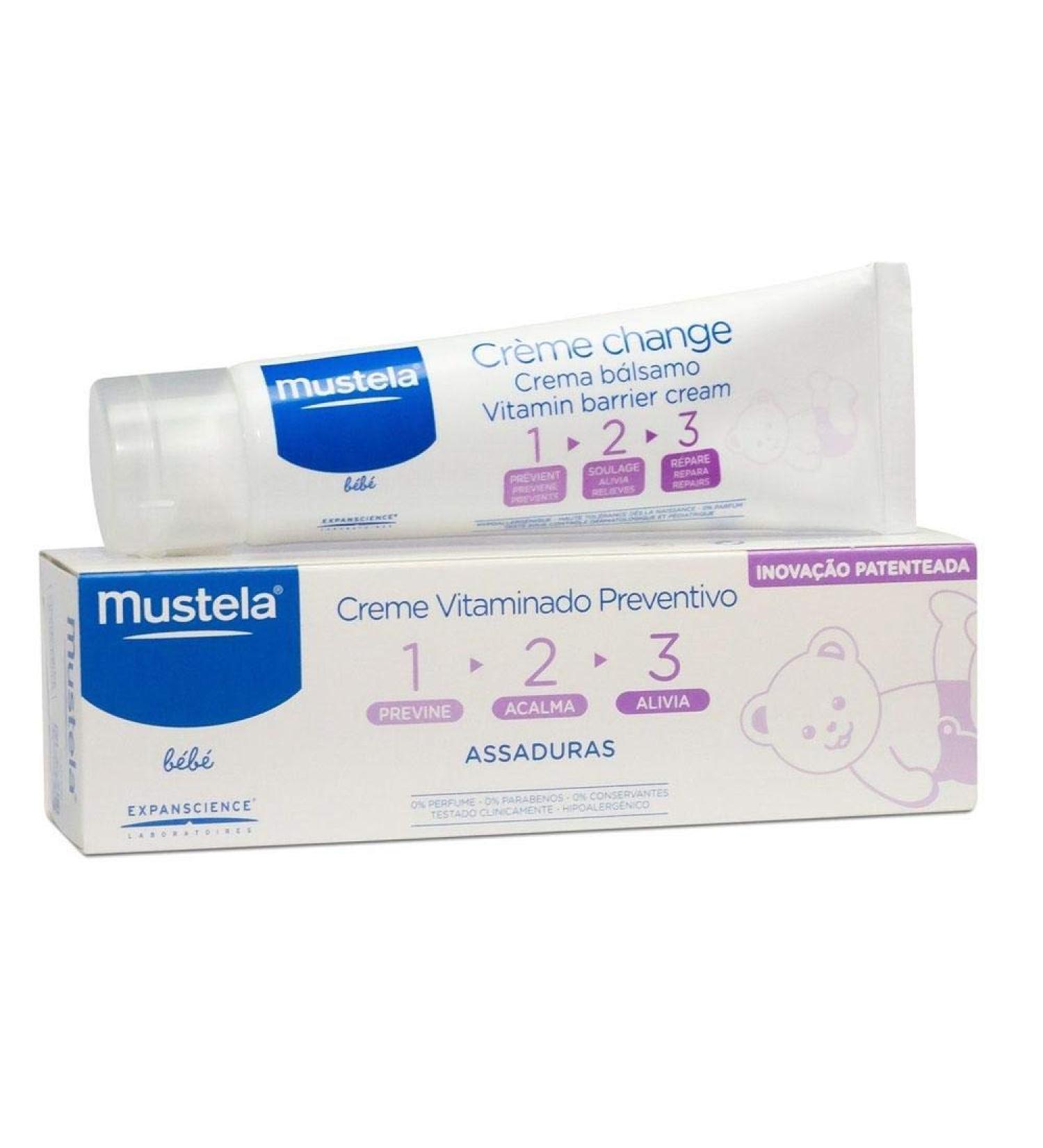 Mustela Pasta Cambio 123 50ml - Gentle Diaper Cream for Sensitive Skin | International Shipping Available - Buy Online on GoSupps.com