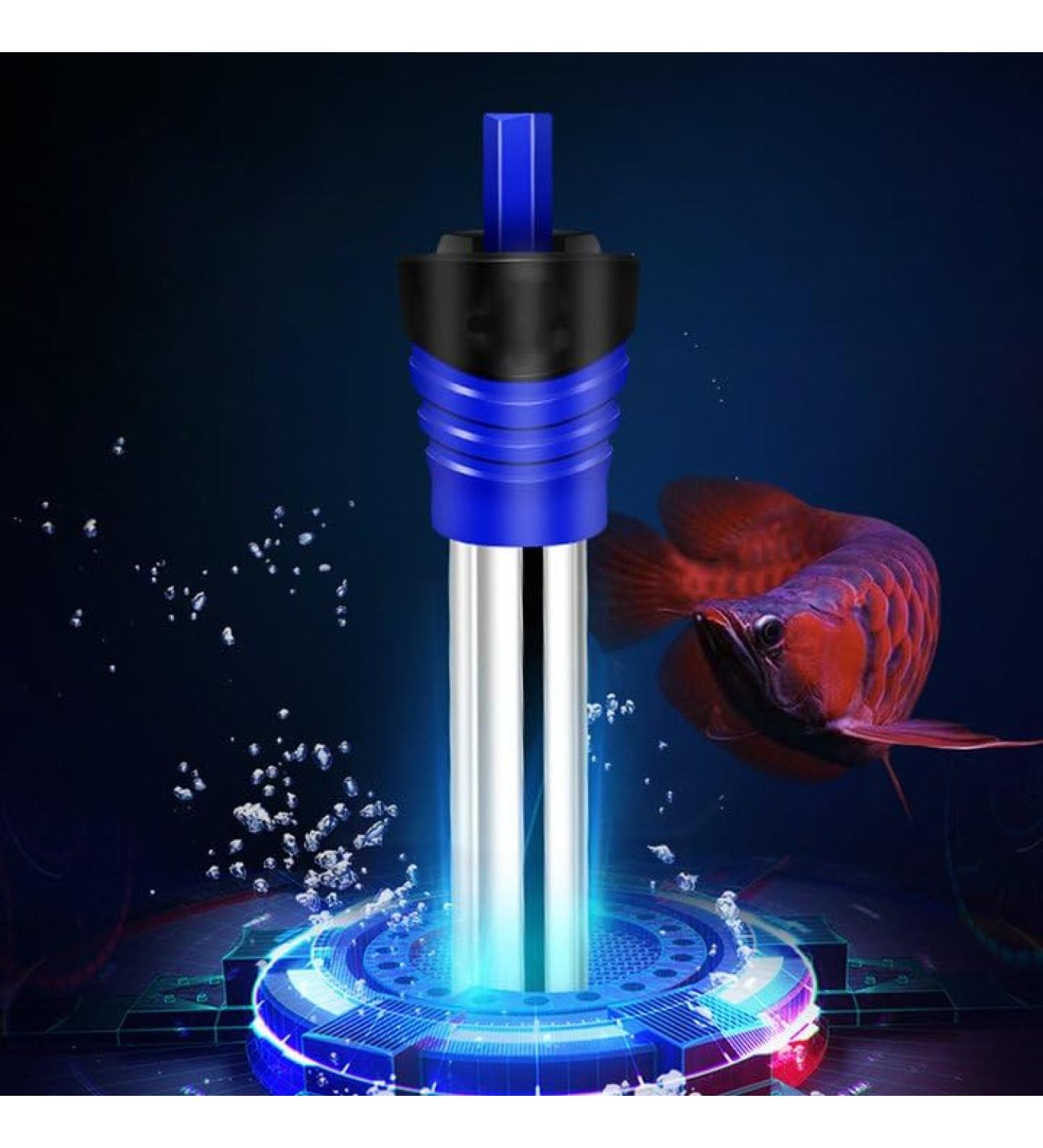 ESOES 100W Stainless Steel Aquarium Heater | Adjustable Temperature 18-34 | Durable 304 Stainless Steel Heating Element for Fish Tanks & Aquariums (220V) - Buy Online on GoSupps.com