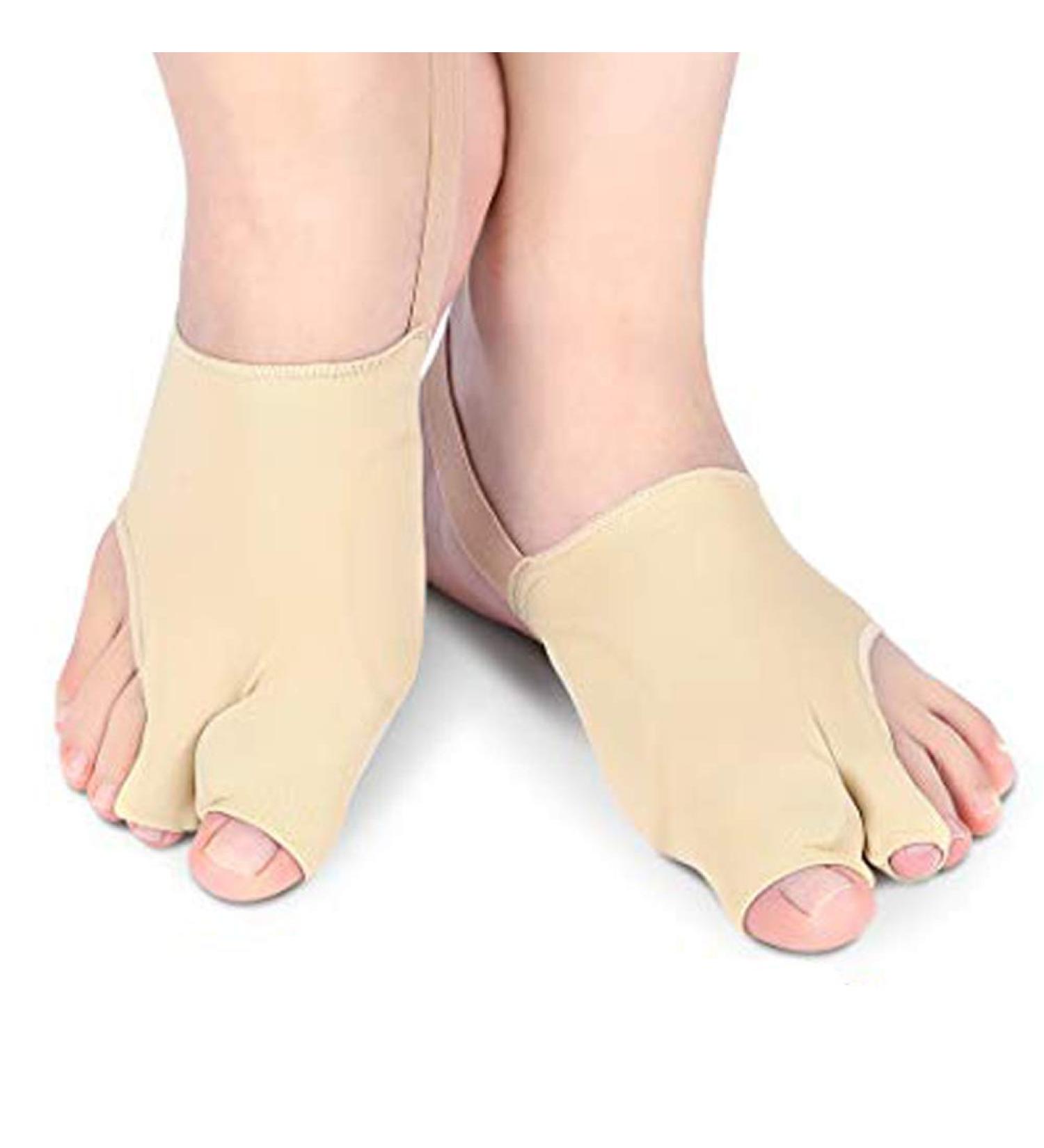 Orthopedic Bunion Corrector with Gel Pad - Big Toe Straightener and Protector for Hallux Valgus - Day and Night Support Sleeve for Foot Separation and Anti-Slip Design - Buy Online on GoSupps.com