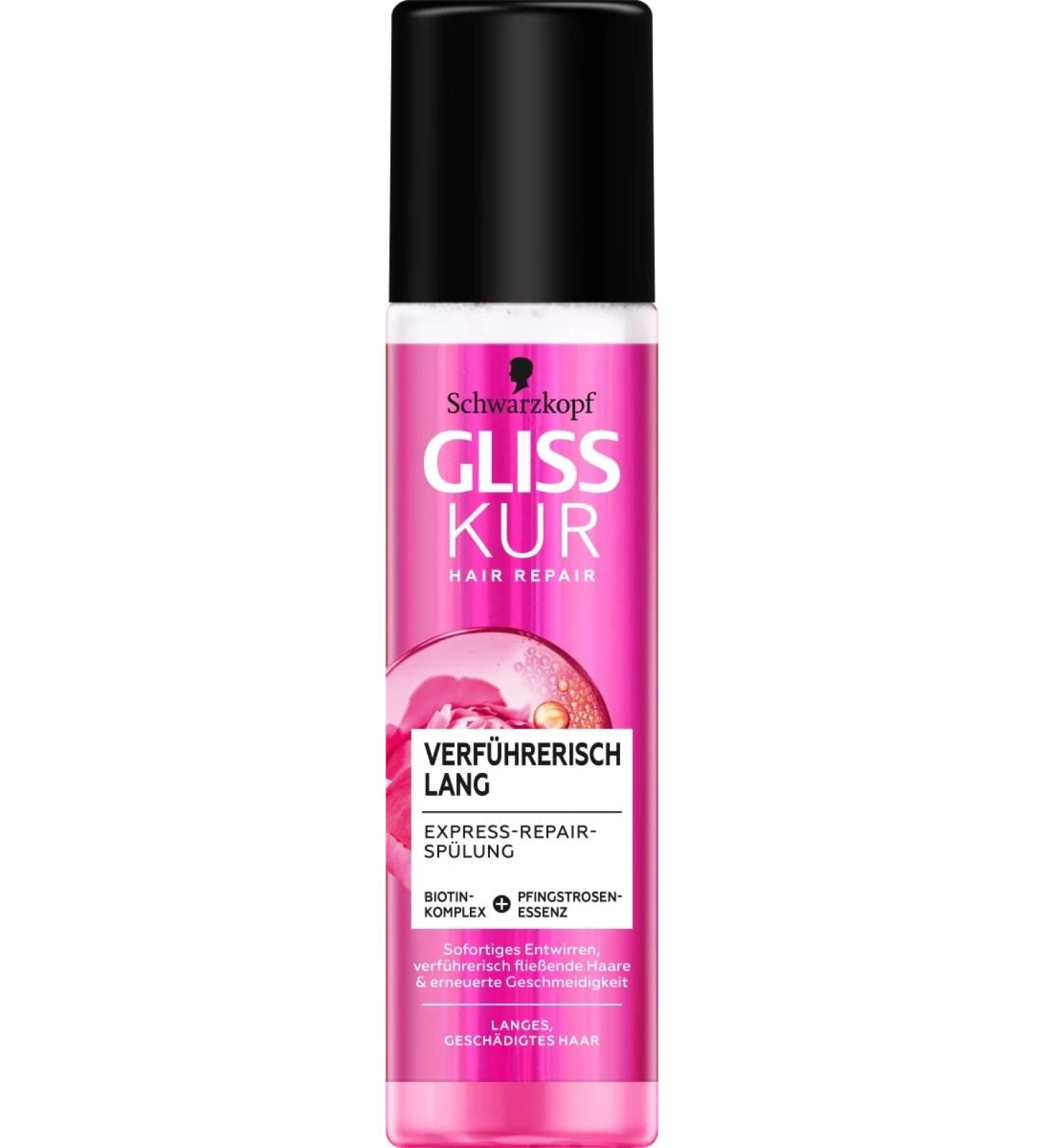 Henkel Ib rica Gliss Long & Sublime Express Conditioner for the hair long with split ends 6 pieces 6 x 200 ml - Buy Online on GoSupps.com