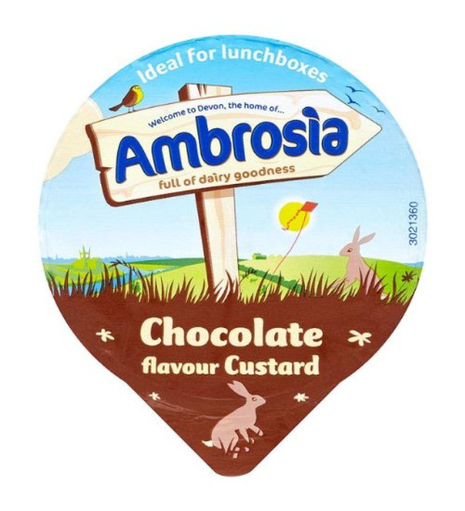 Ambrosia Ambrosia Custard Chocolat 6 x 150 g