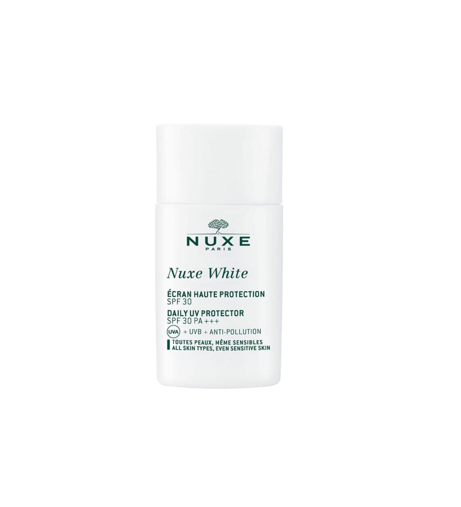 Nuxe White Daily UV Protector SPF 30 (For All Skin Types & Sensitive Skin) - 30ml/1oz