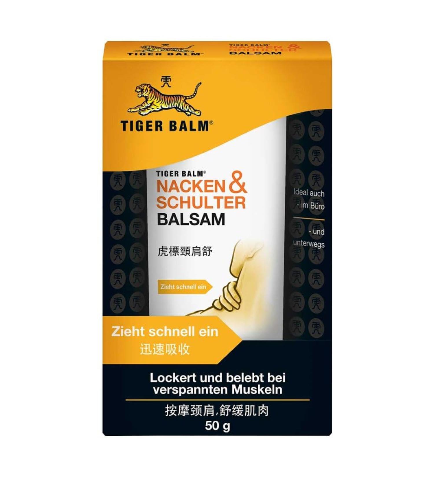 Buy Tiger Balm Neck & Shoulder Balm 50g | Relief for Muscle Pain | International Shipping - Buy Online on GoSupps.com