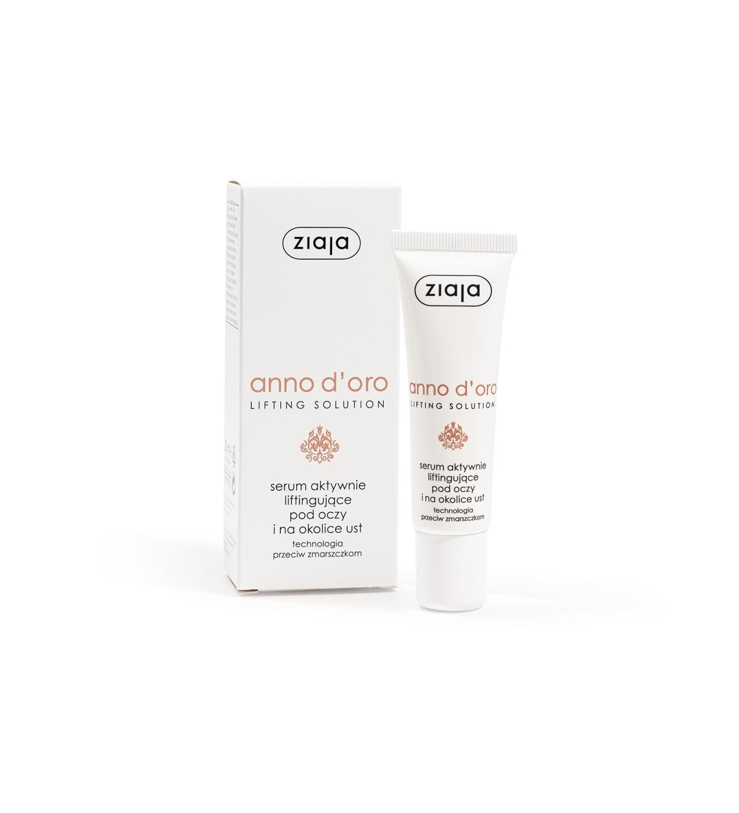 Ziaja - Anno D'oro 40 + Eye Lifting Serum - Mature Wrinkle-Prone Skin - 30 ml