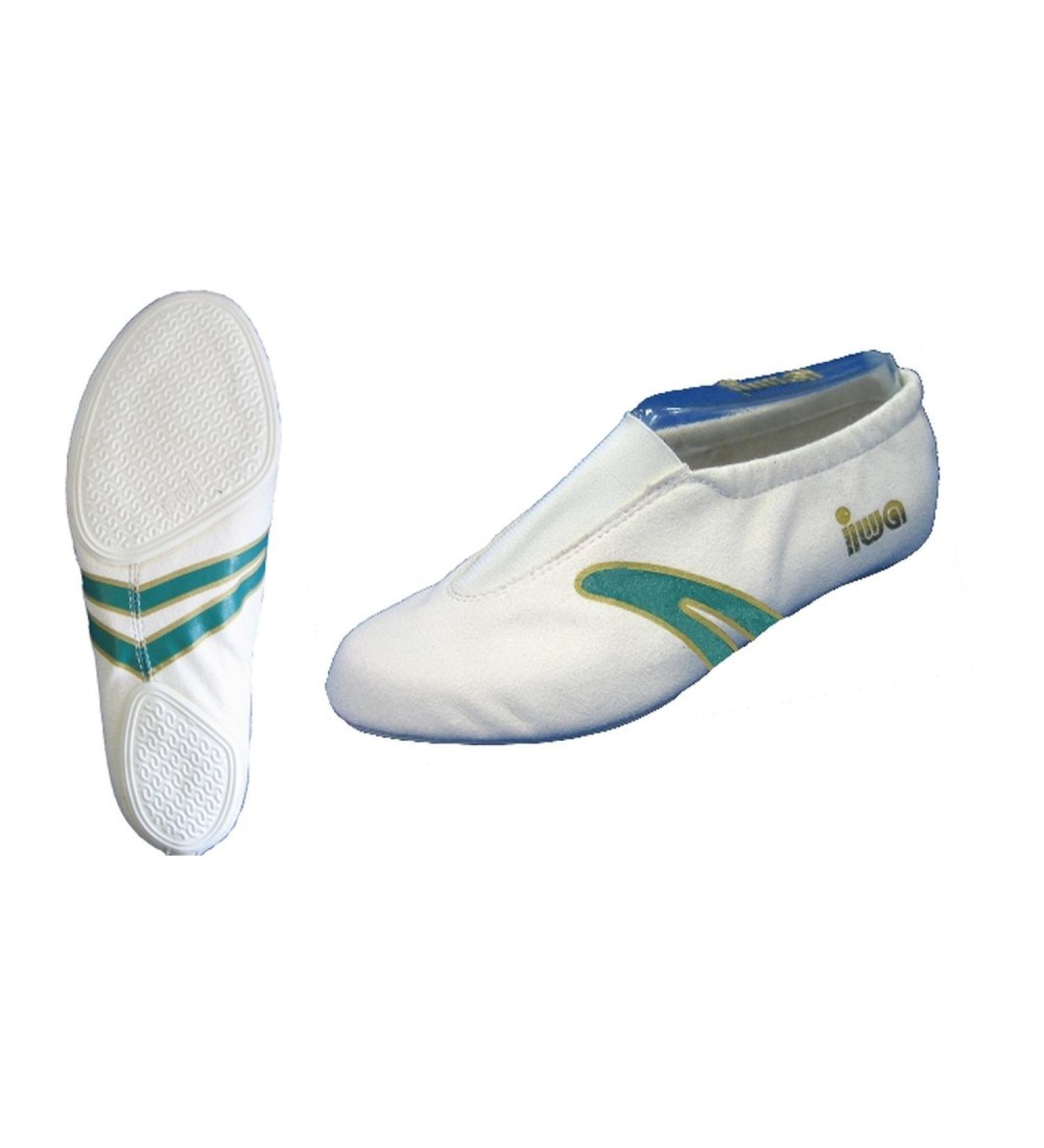 Children's artistic sneakers IWA 405 34 EU cream green