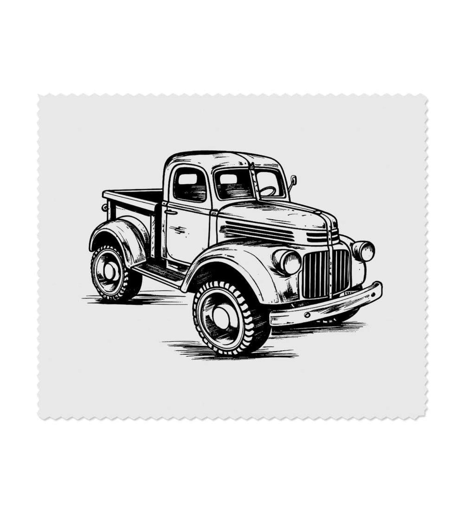 Buy 2x 'Old Truck' Microfiber Lens/Glasses Cleaning Cloths Ultra Soft Streak-Free Cleaning for Eyeglasses & Screens | International Shipping Available - Buy Online on GoSupps.com