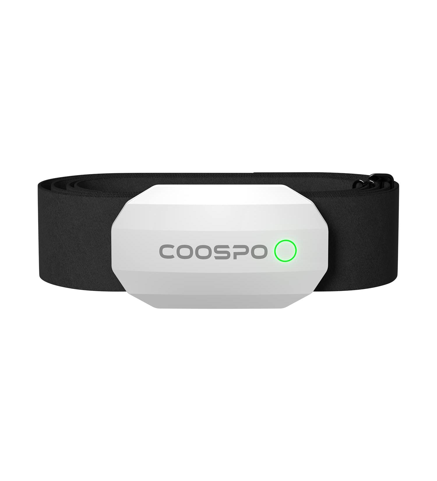 COOSPO H808S Heart Rate Monitor - Waterproof Pulse Belt ANT+/Bluetooth Compatible with Polar Wahoo Garmin Zwift & Strava | Premium HRM Sensor - Buy Online on GoSupps.com