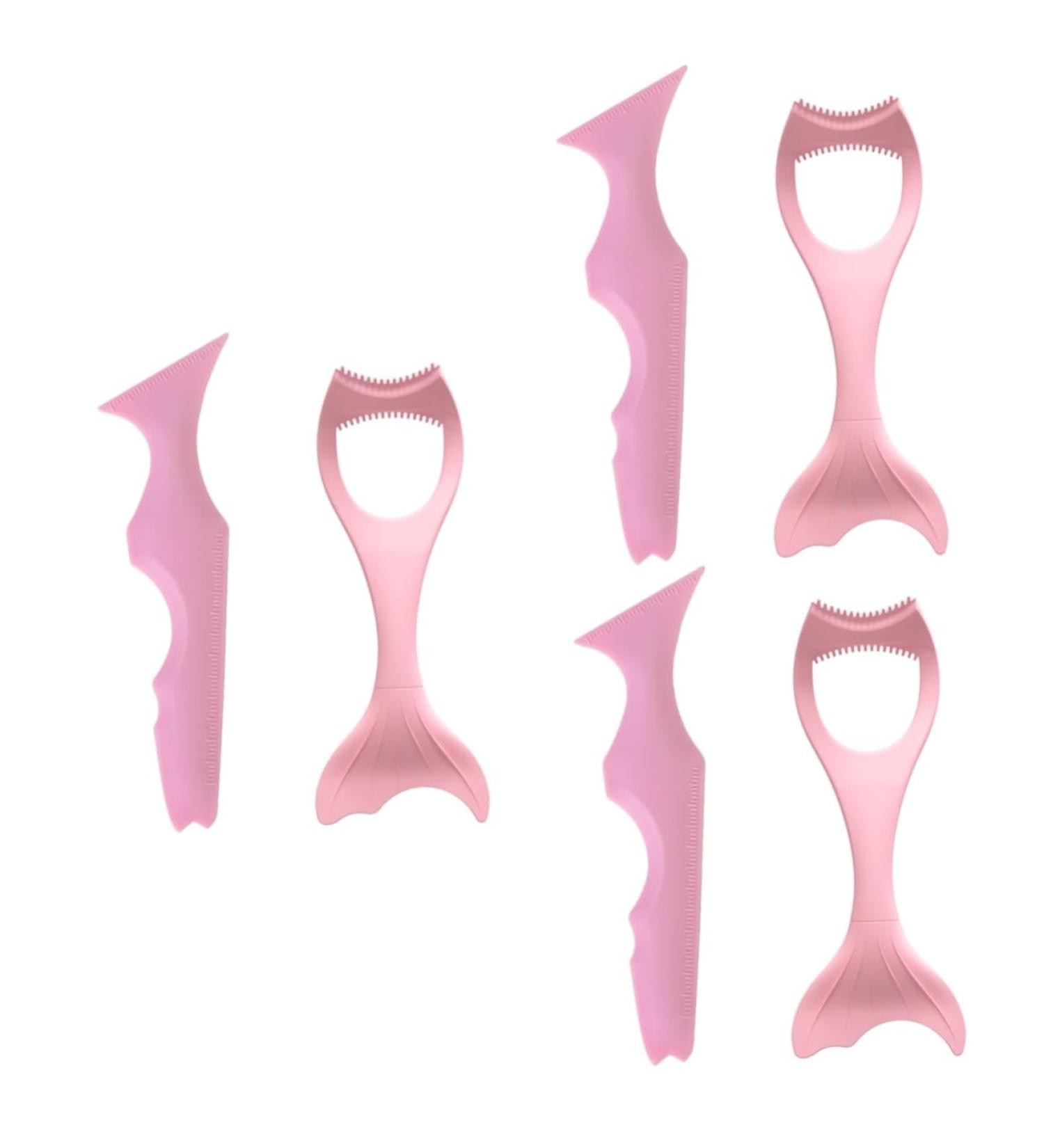 Abaodam 6 Pcs Eyeliner Eyelash Separator Tool Eyebrow Stencil Silicone Eyebrow Aid Eyebrow Pencil Third Gear - Buy Online on GoSupps.com