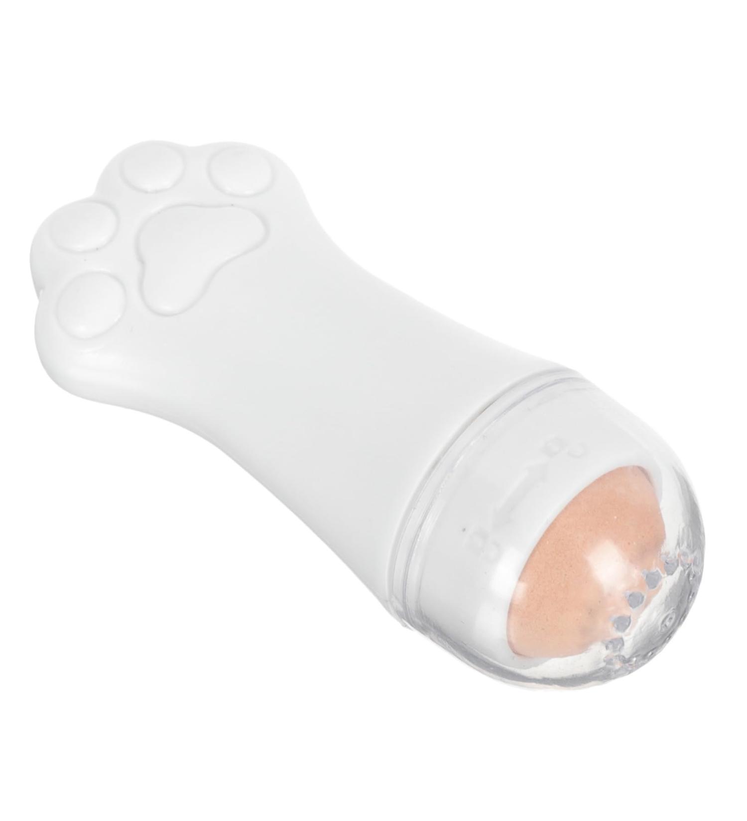 AUTSUPPL 1pc Facial Oil Blotting Massager Face Massager Oil Absorbing Face Roller Volcanic Rock 7.5x3cm White - Buy Online on GoSupps.com